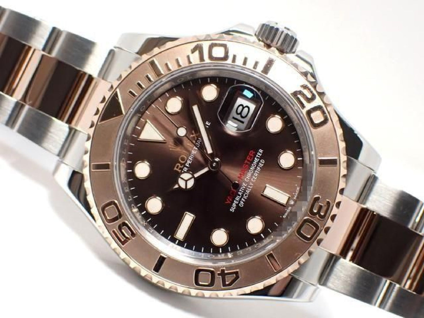 ROLEX YACHT-MASTER 40 combinazione SS x Oro Everose Quadrante Cioccolato Ref.126621 '20 Uomo 191679390 hannari-shop