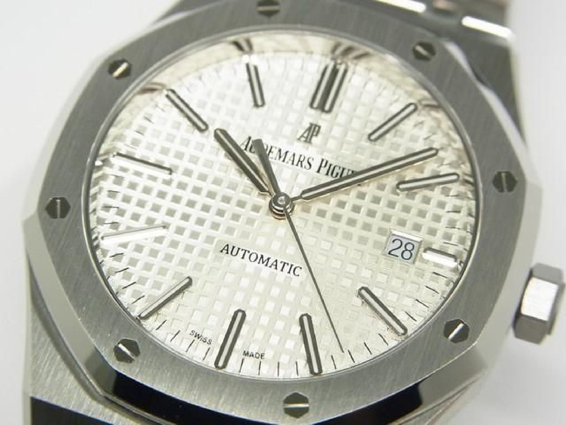 AUDEMARS PIGUET Royal Oak Automatic 41 MM sølvskive 15400ST Herre 191707786 hannari-shop