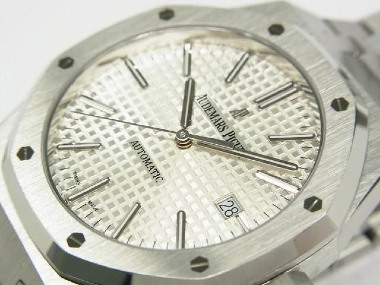 AUDEMARS PIGUET Royal Oak Automatic 41 MM sølvskive 15400ST Herre 191707786 hannari-shop