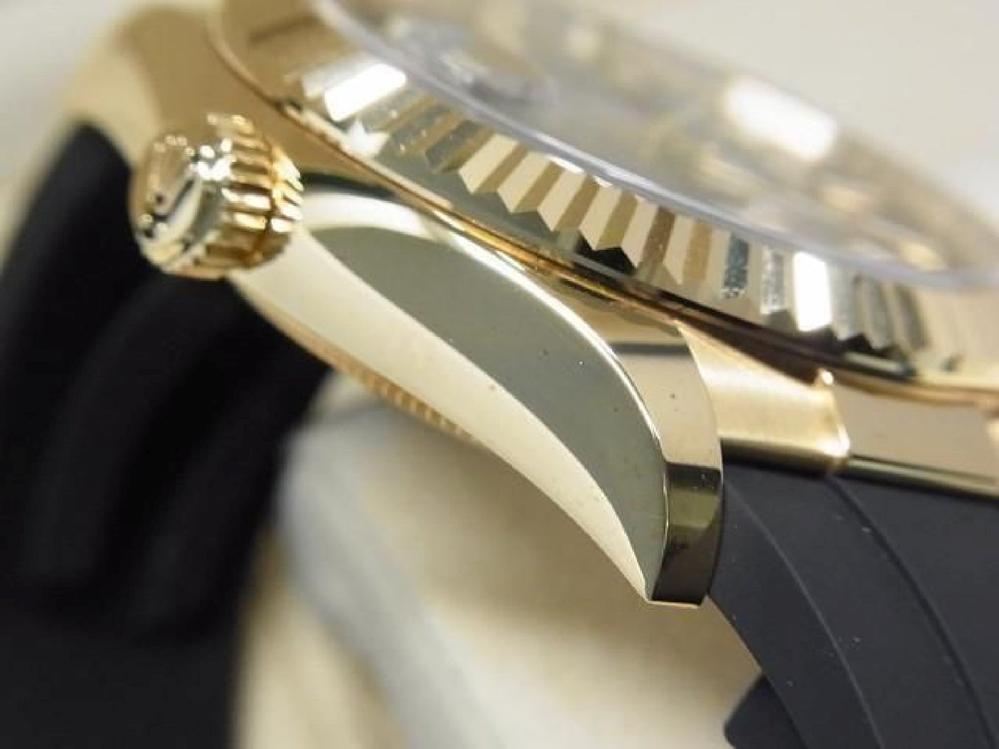 ROLEX Sky-Dweller 18KYG cadran noir 326238 Homme 191758815 hannari-shop