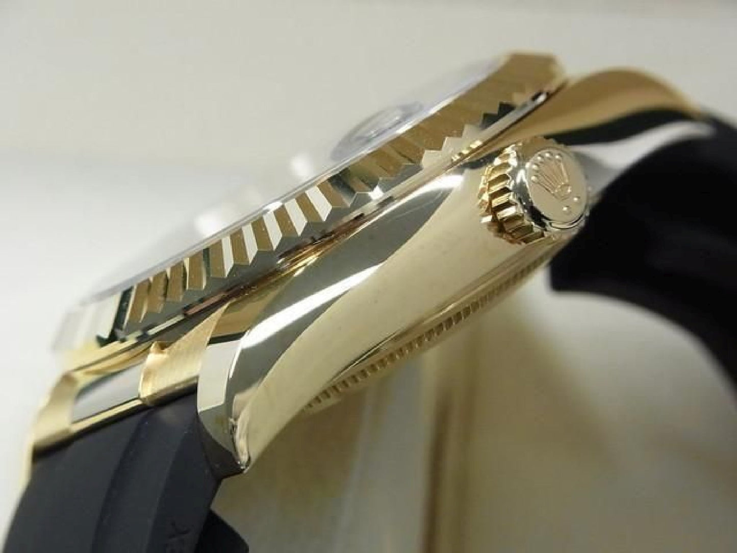 ROLEX Sky-Dweller 18KYG cadran noir 326238 Homme 191758815 hannari-shop