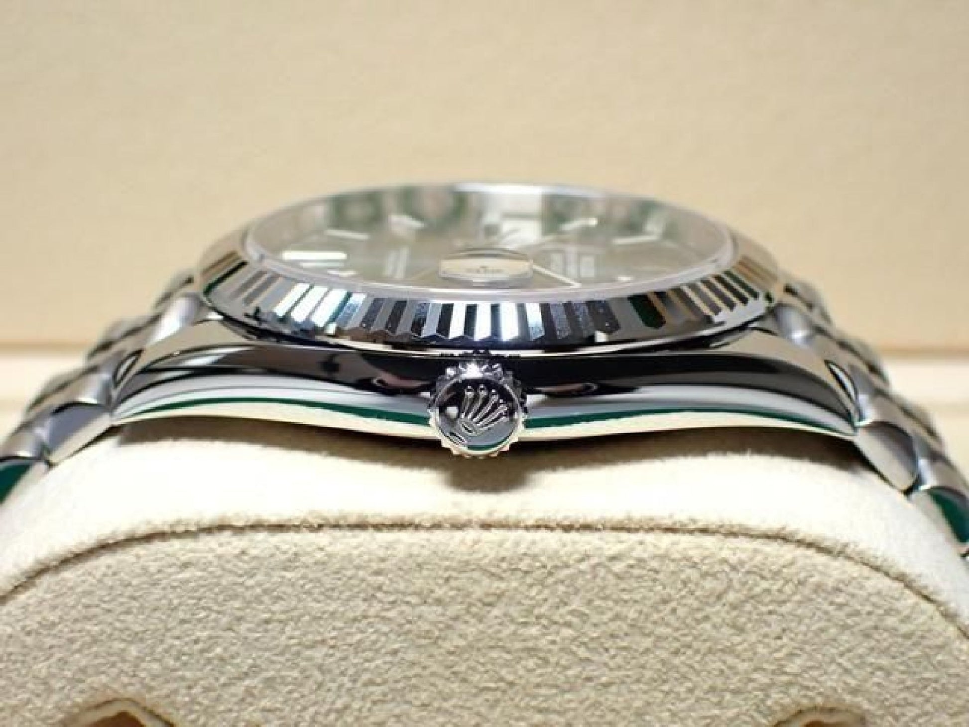 ROLEX Datejust 41 mint-green Jubilee Bracelet 126334 Mens 191773907 hannari-shop