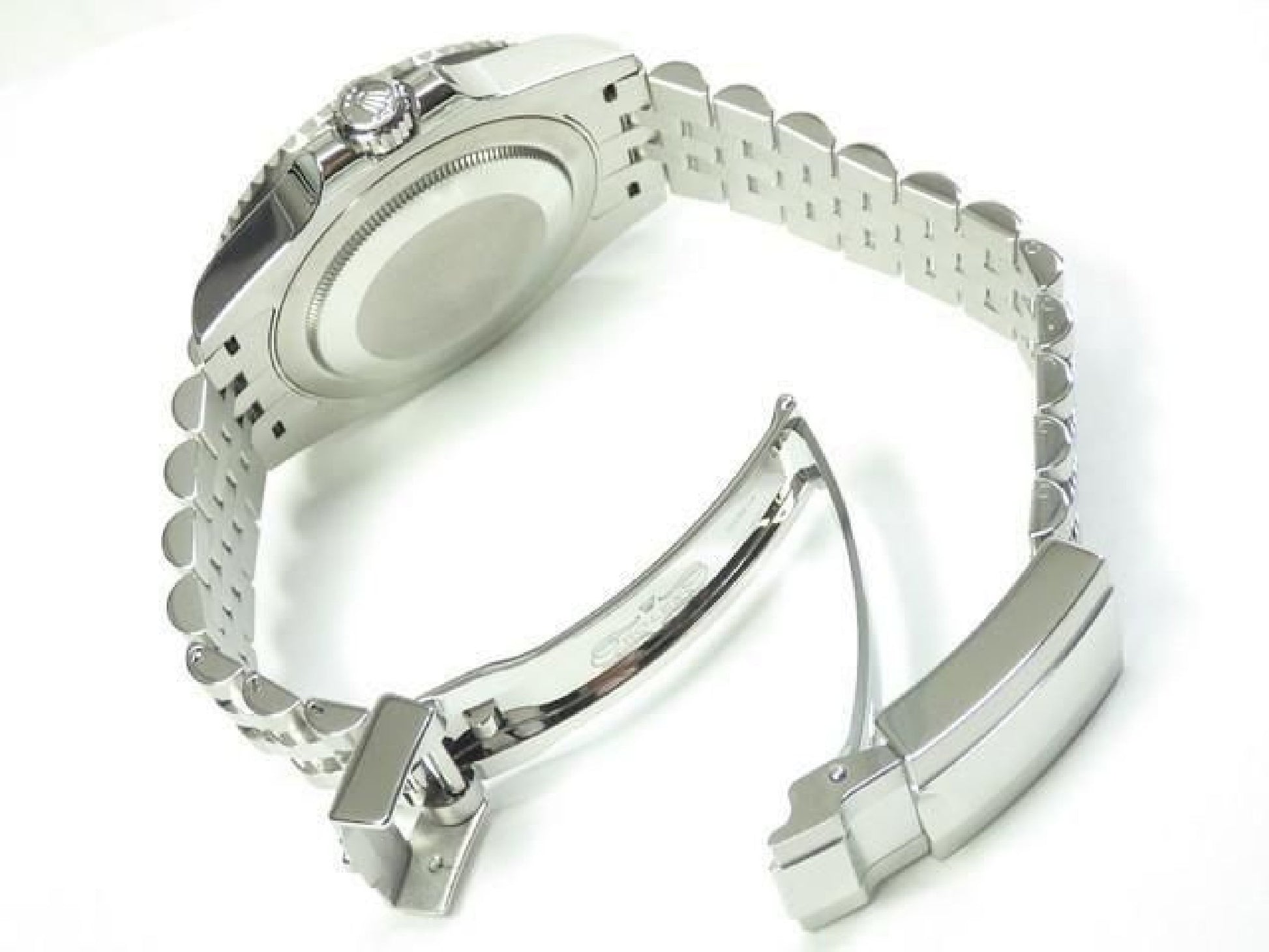 ROLEX GMT MasterII blauwe zwarte lunette Ref.126710BLNR Jubilee armband Heren 191797715 hannari-shop
