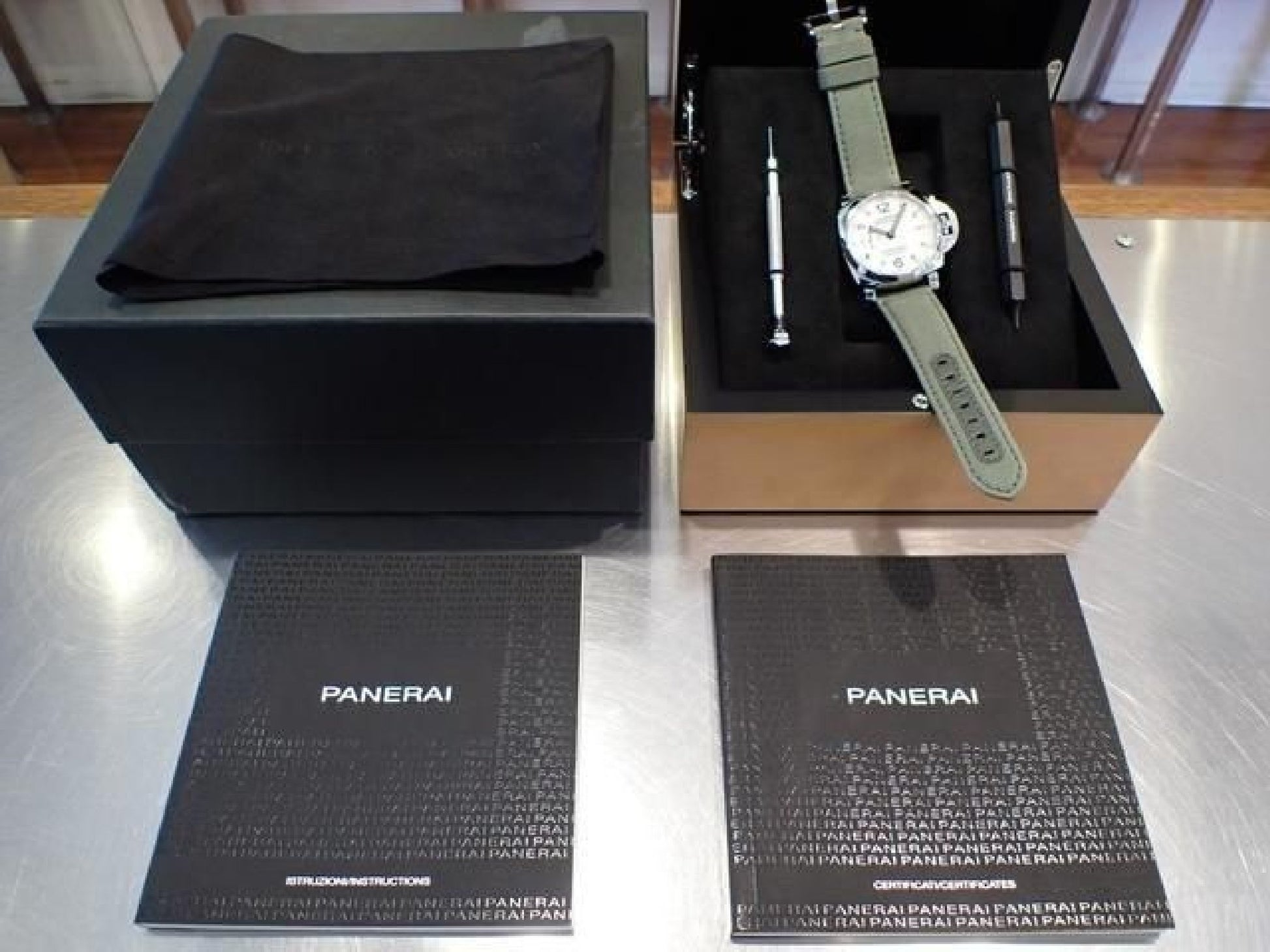 PANERAI Luminor Marina1950 3 DAY'S Acciaio PAM01523 '19 Homme 191797813 hannari-shop