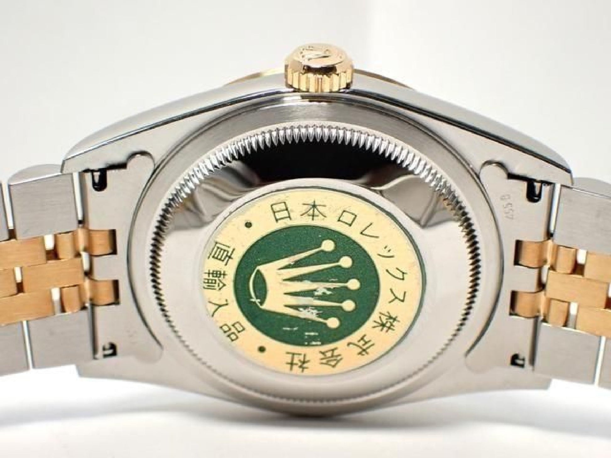 ROLEX Datejust combination 16233NR white Shell Roman Mens 191837489 hannari-shop