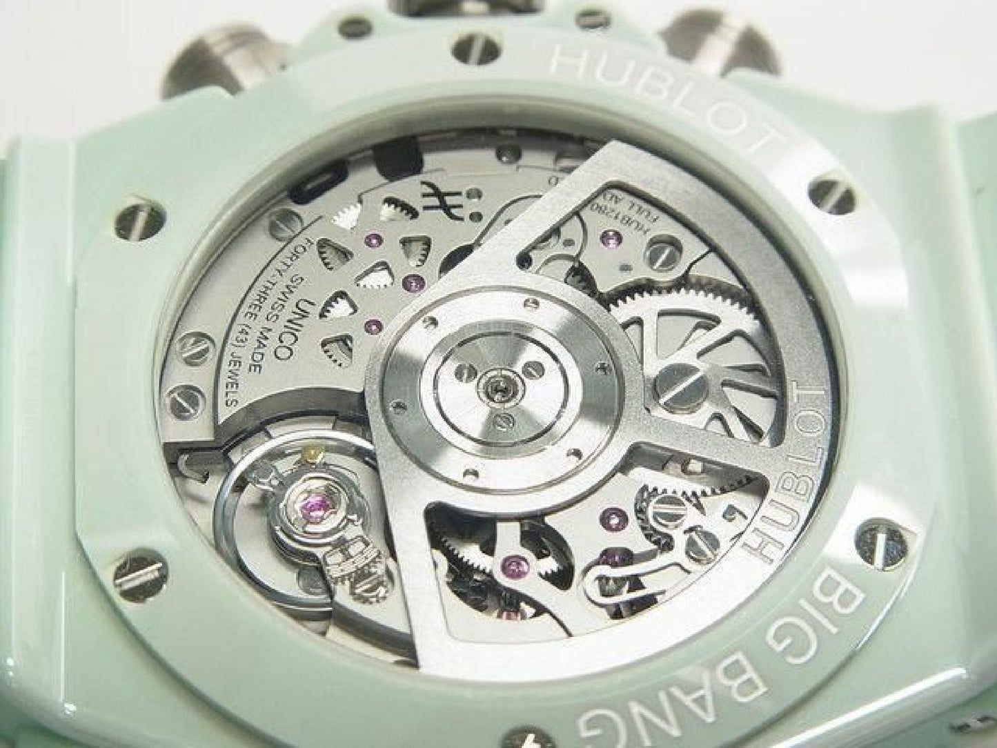 HUBLOT Big Bang Unico mintgrøn keramik 42 MM 441.GS.5221.RX Herre 191858546 hannari-shop