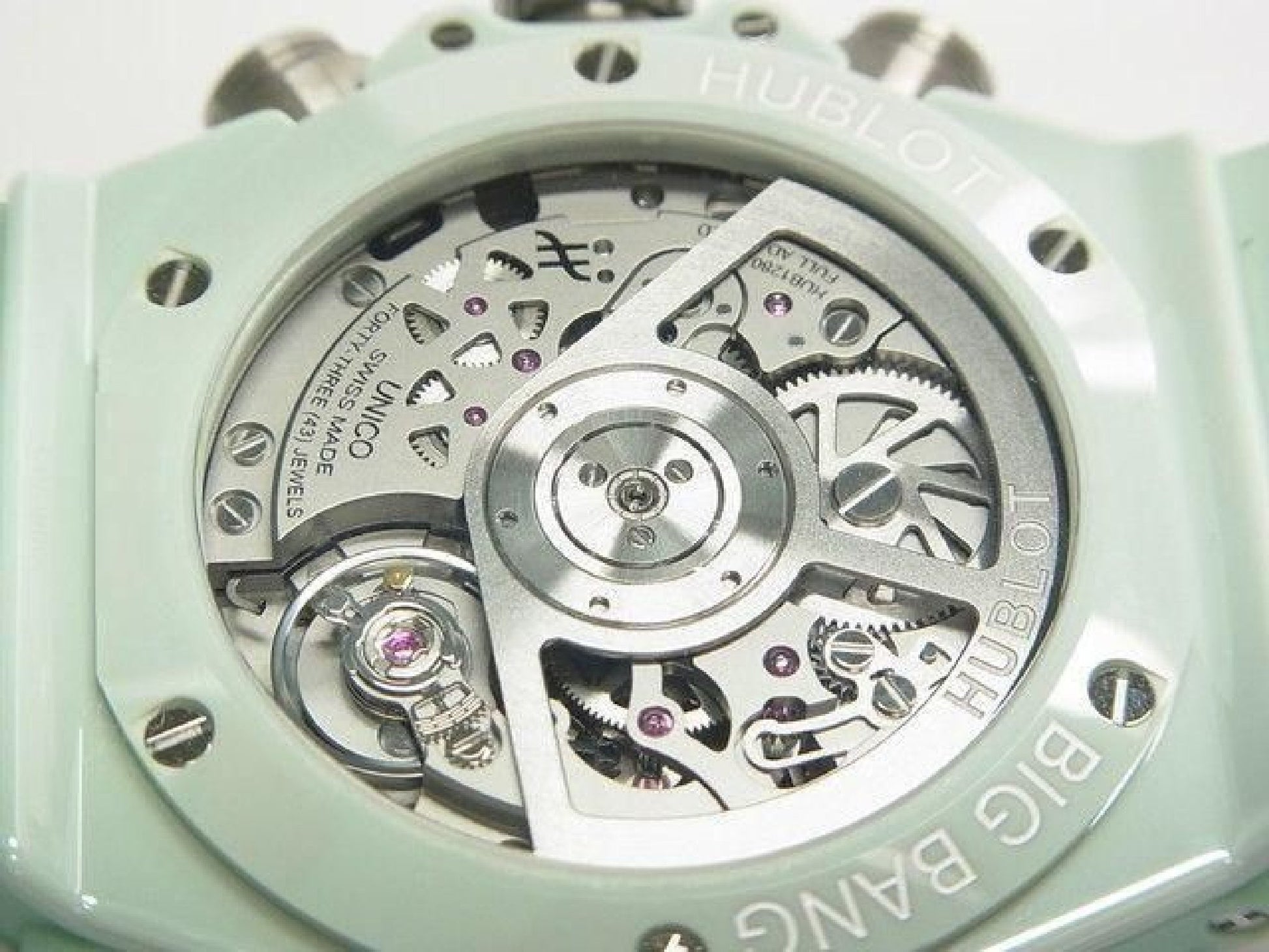 HUBLOT Big Bang Unico mintgrøn keramik 42 MM 441.GS.5221.RX Herre 191858546 hannari-shop