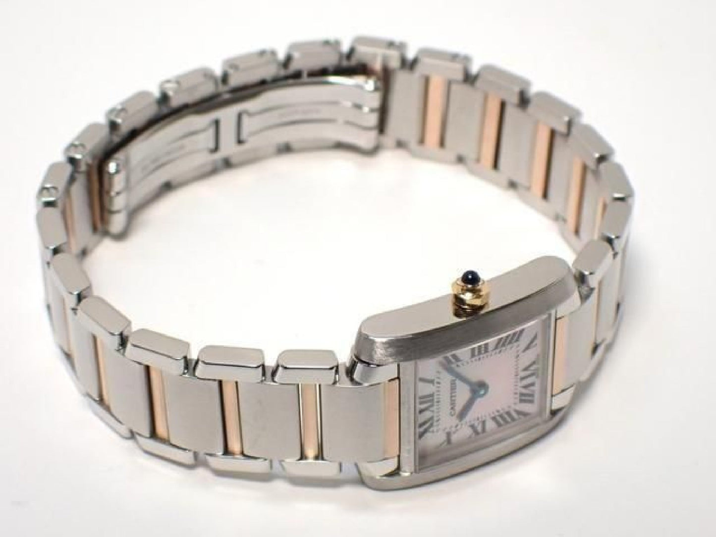 CARTIER Womens Tank Francaise SM PG combination W51027Q4 '04 Womens 192049839 hannari-shop