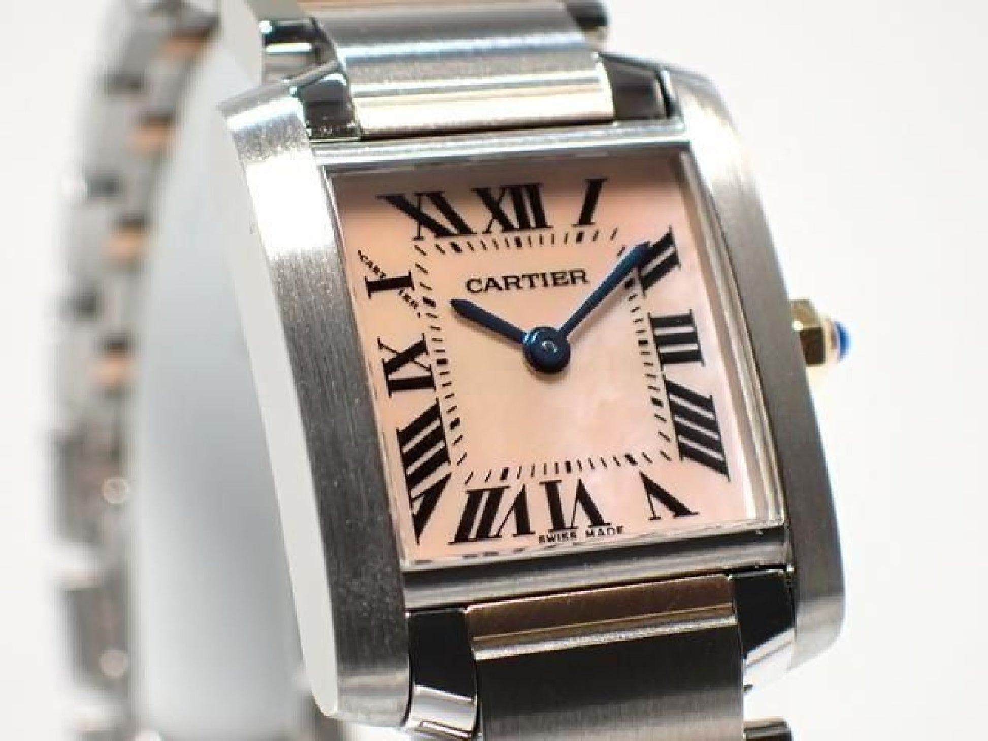 CARTIER Womens Tank Francaise SM PG combination W51027Q4 '04 Womens 192049839 hannari-shop