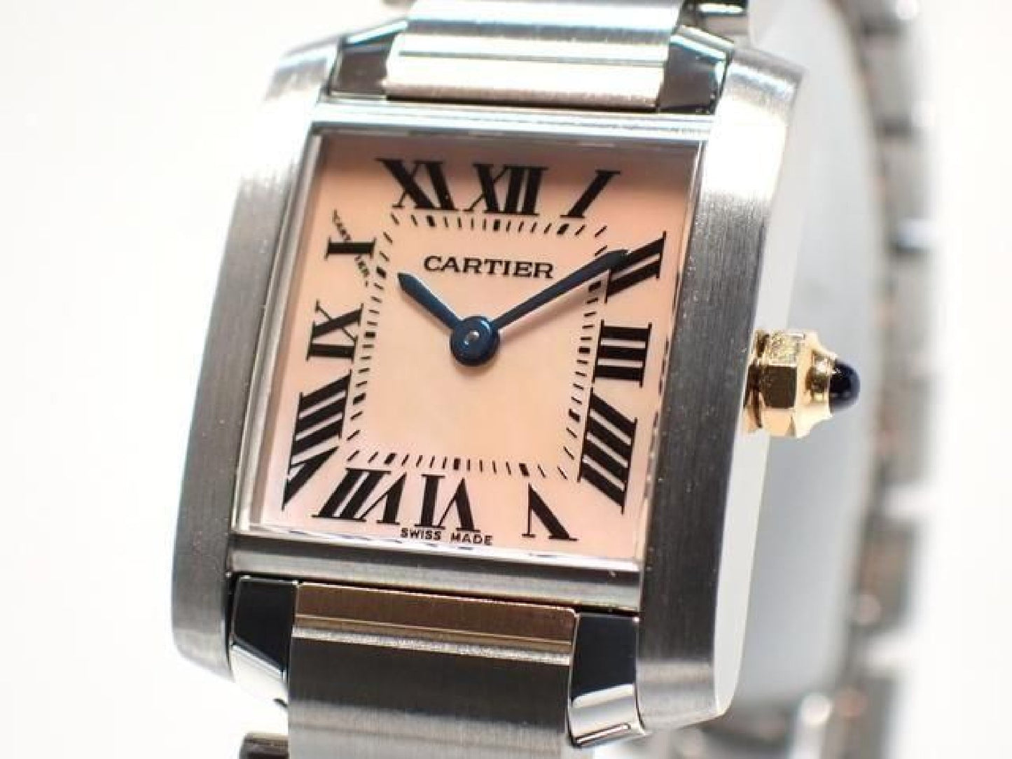CARTIER Womens Tank Francaise SM PG combination W51027Q4 '04 Womens 192049839 hannari-shop