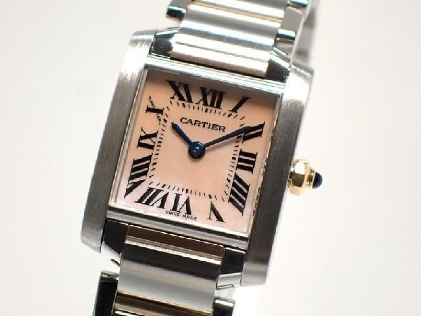 CARTIER Womens Tank Francaise SM PG combination W51027Q4 '04 Womens 192049839 hannari-shop