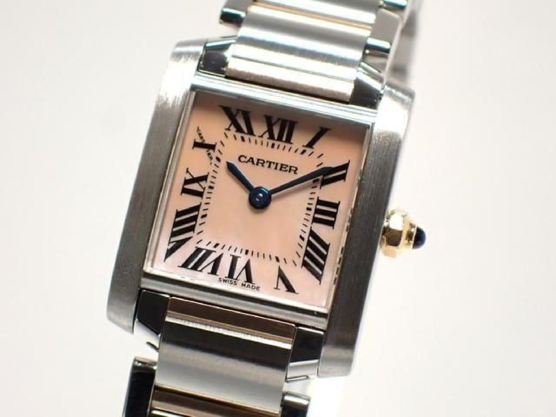 CARTIER Womens Tank Francaise SM PG combination W51027Q4 '04 Womens 192049839 hannari-shop