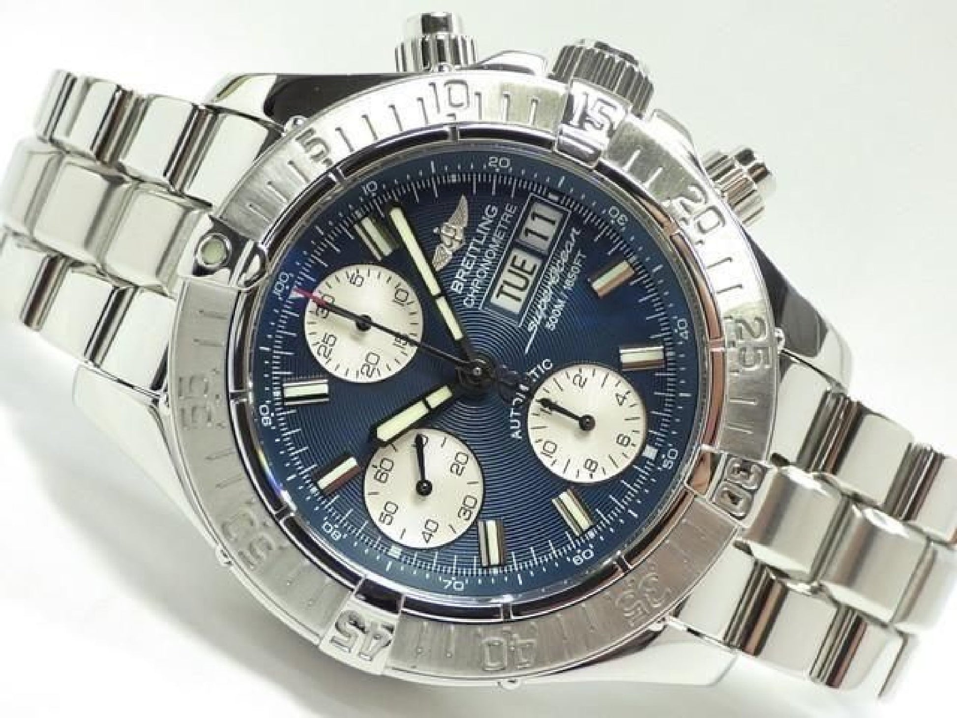 BREITLING Chrono Superocean bleu Réf.A111C16PFA Homme 192050297 hannari-shop