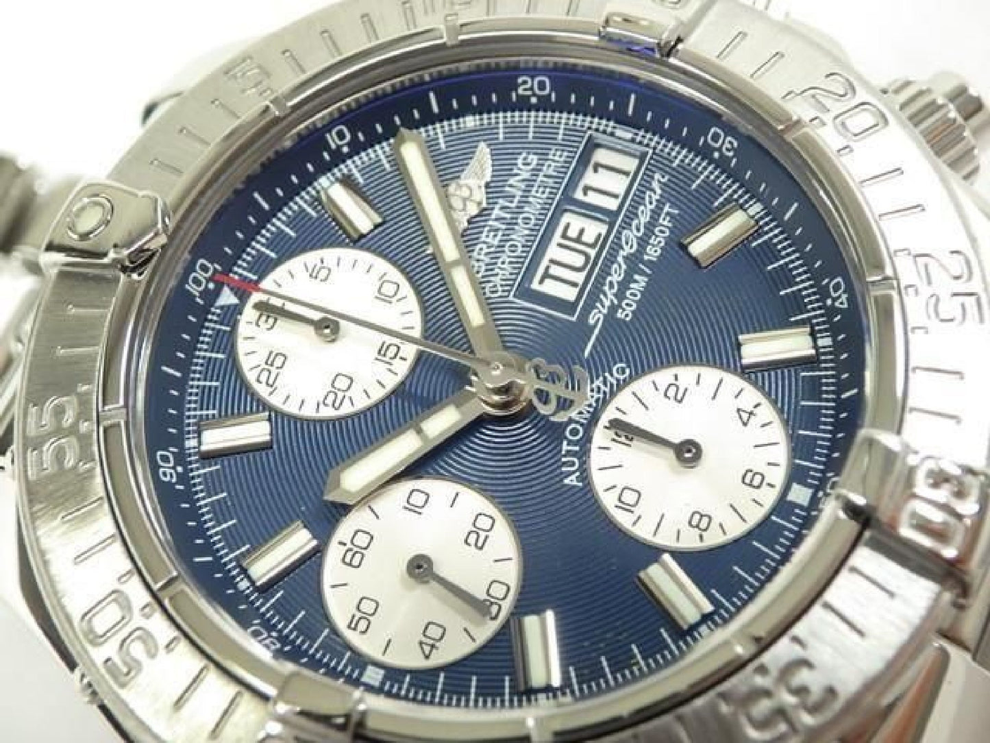 BREITLING Chrono Superocean bleu Réf.A111C16PFA Homme 192050297 hannari-shop