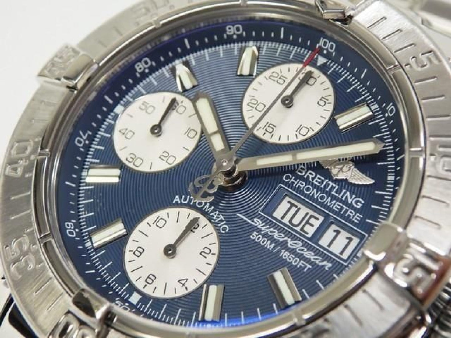 BREITLING Chrono Superocean bleu Réf.A111C16PFA Homme 192050297 hannari-shop