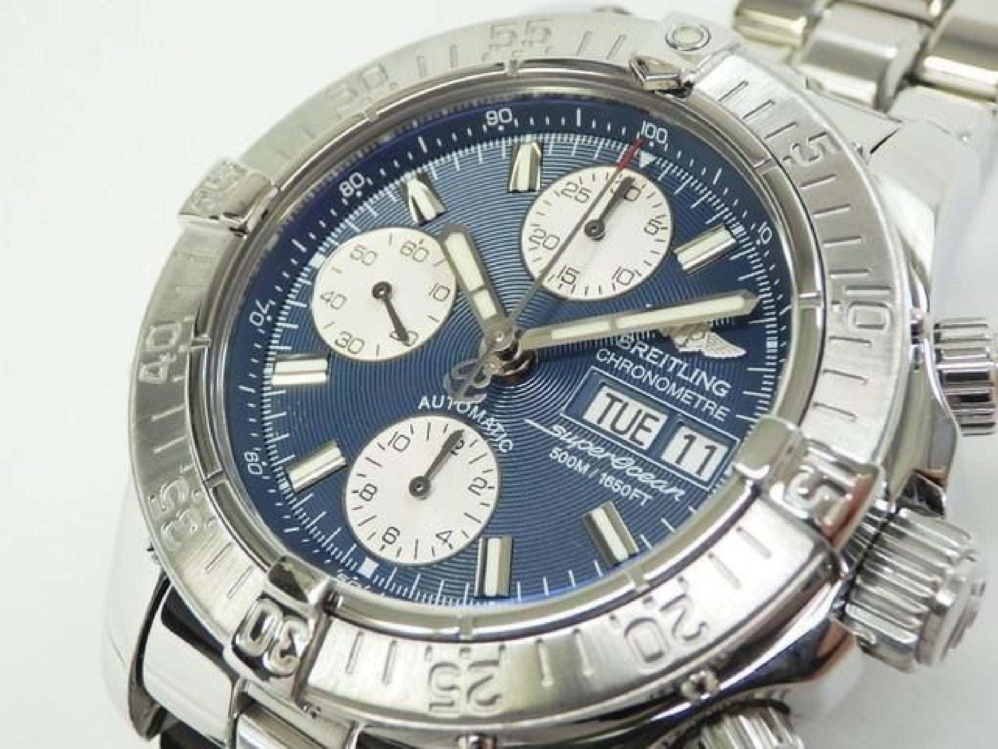 BREITLING Chrono Superocean bleu Réf.A111C16PFA Homme 192050297 hannari-shop