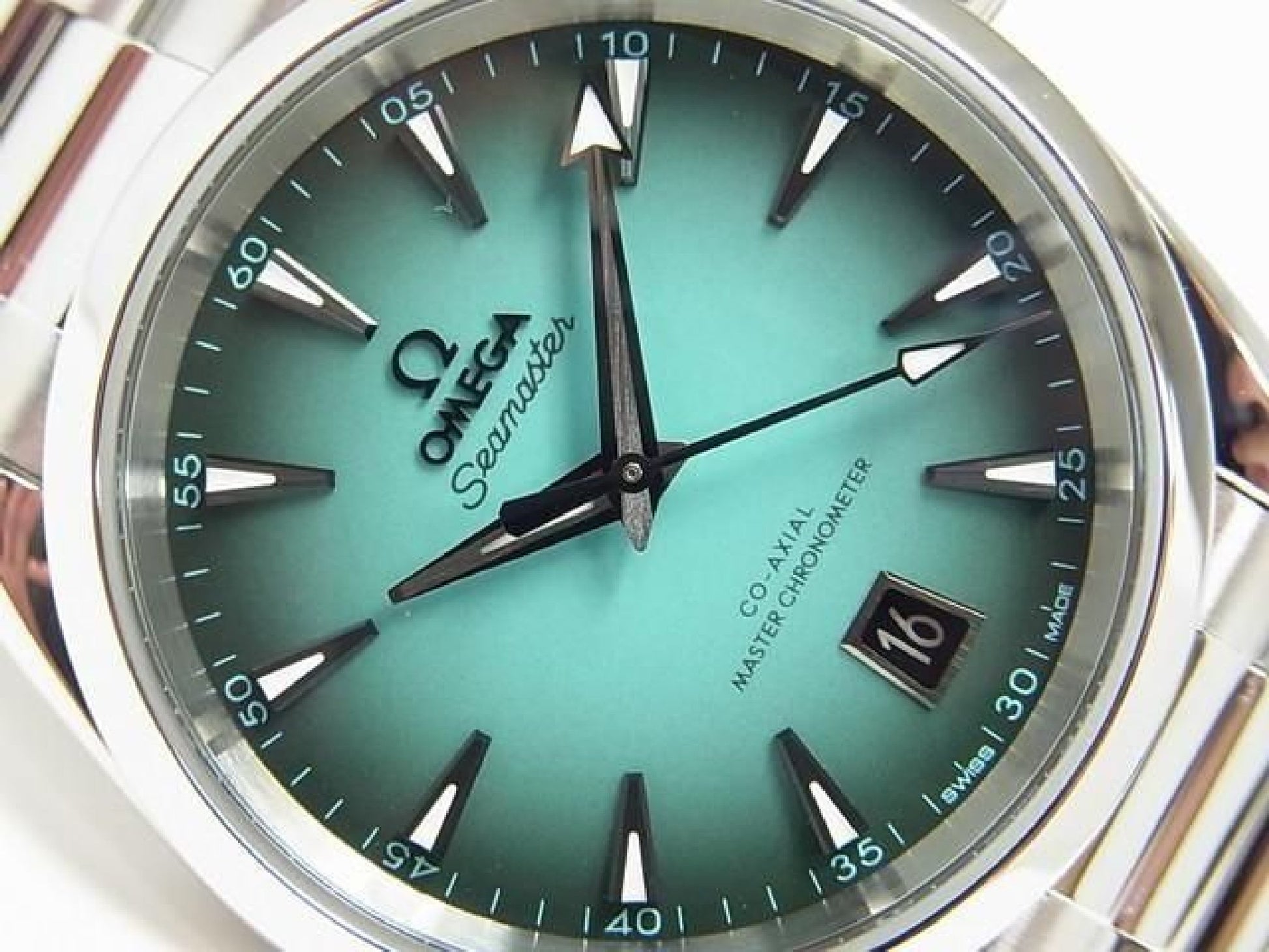 OMEGA SEA MASTER AquaTerra 150M 38 MM turkis Herre 192109820 hannari-shop