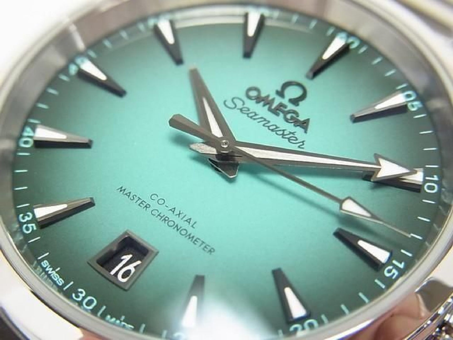 OMEGA SEA MASTER AquaTerra 150M 38 MM turkis Herre 192109820 hannari-shop