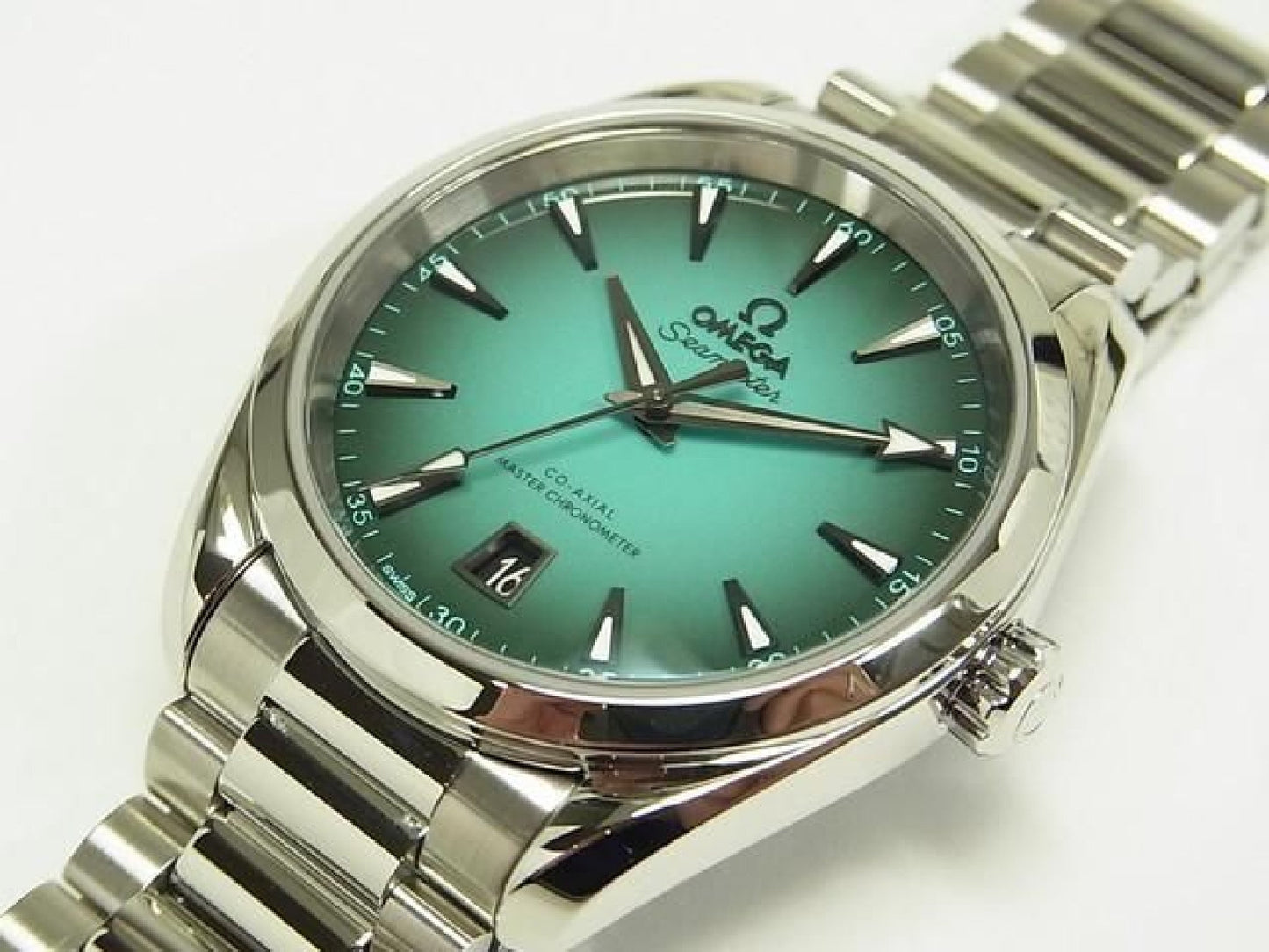 OMEGA SEA MASTER AquaTerra 150M 38 MM turkis Herre 192109820 hannari-shop