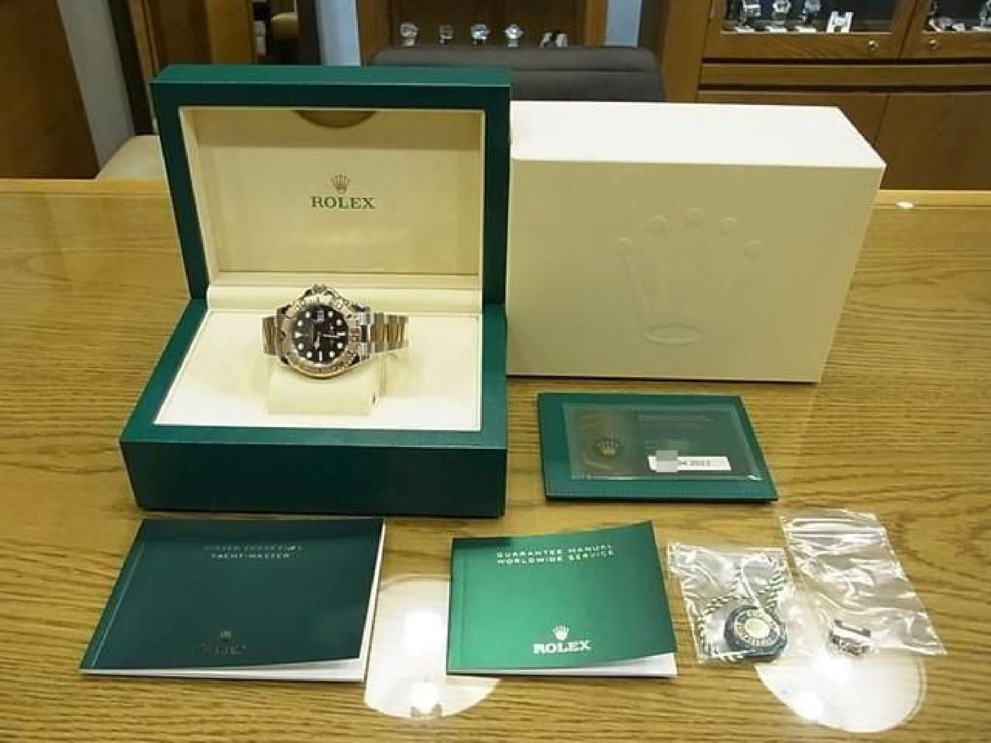 ROLEX YACHT-MASTER 40 SS &ERG zwart Ref.126621 Heren 192118334 hannari-shop