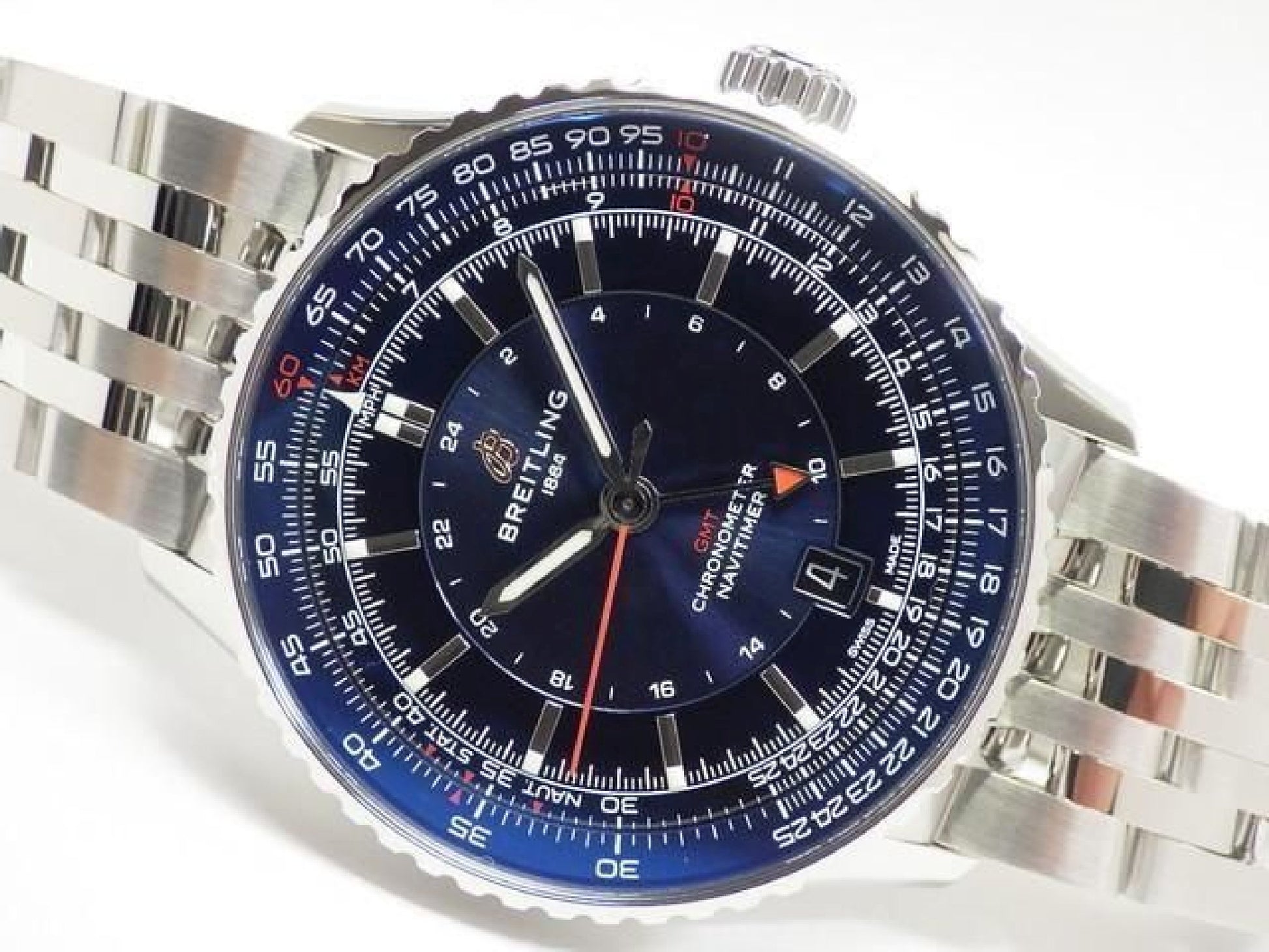 BREITLING Navitimer Automatic GMT 41 Samurai Japan gelimiteerde A323103A1C1A1 Heren 192197214 hannari-shop