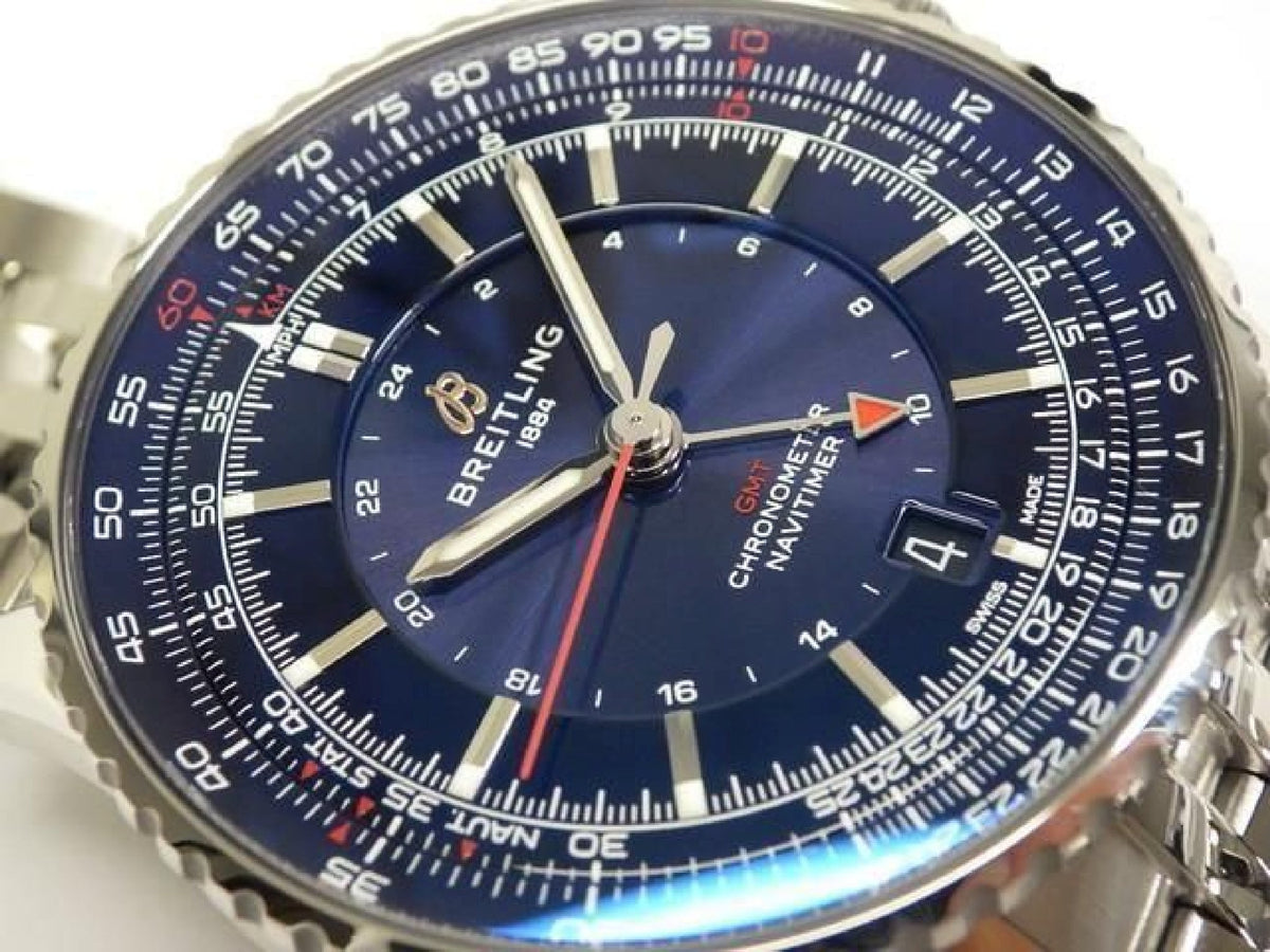 BREITLING Navitimer Automatic GMT 41 Samurai Japan gelimiteerde A323103A1C1A1 Heren 192197214 hannari-shop