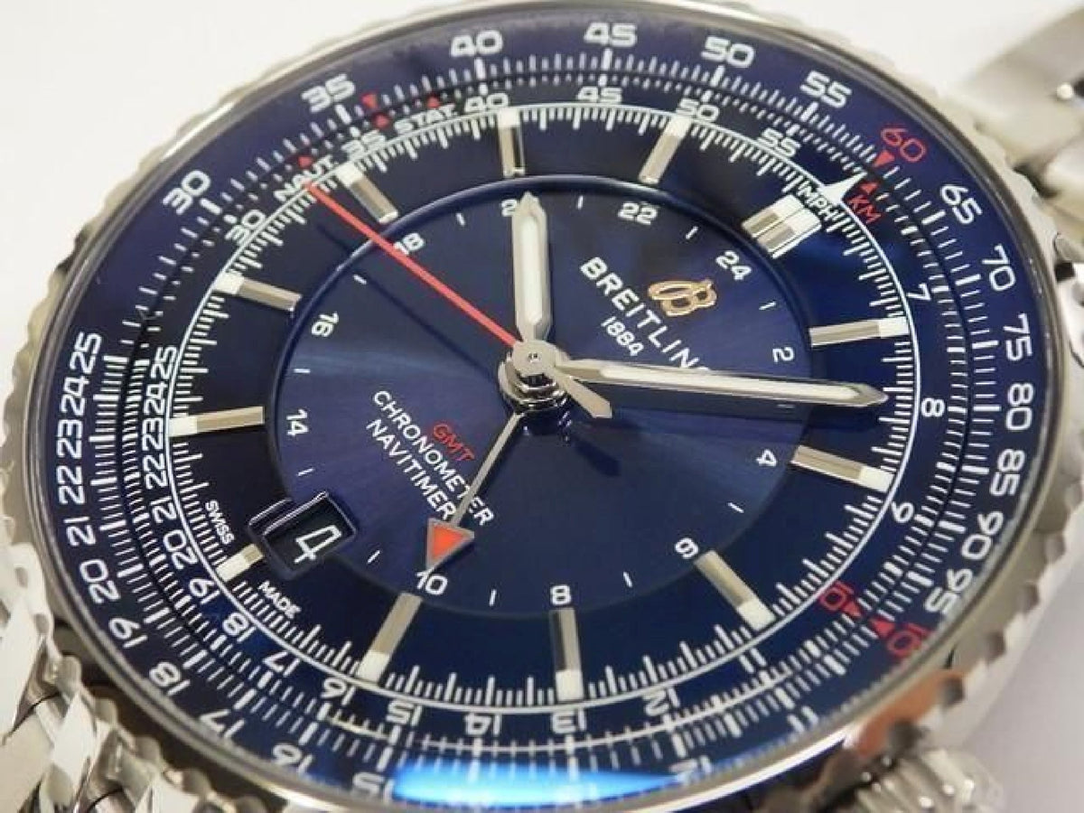 BREITLING Navitimer Automatic GMT 41 Samurai Japan gelimiteerde A323103A1C1A1 Heren 192197214 hannari-shop