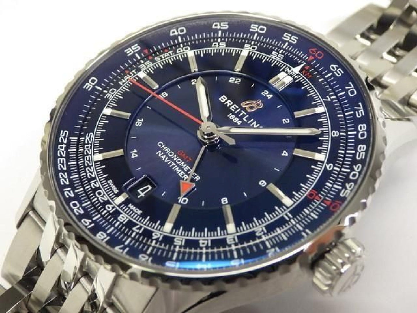 BREITLING Navitimer Automatic GMT 41 Samurai Japan gelimiteerde A323103A1C1A1 Heren 192197214 hannari-shop