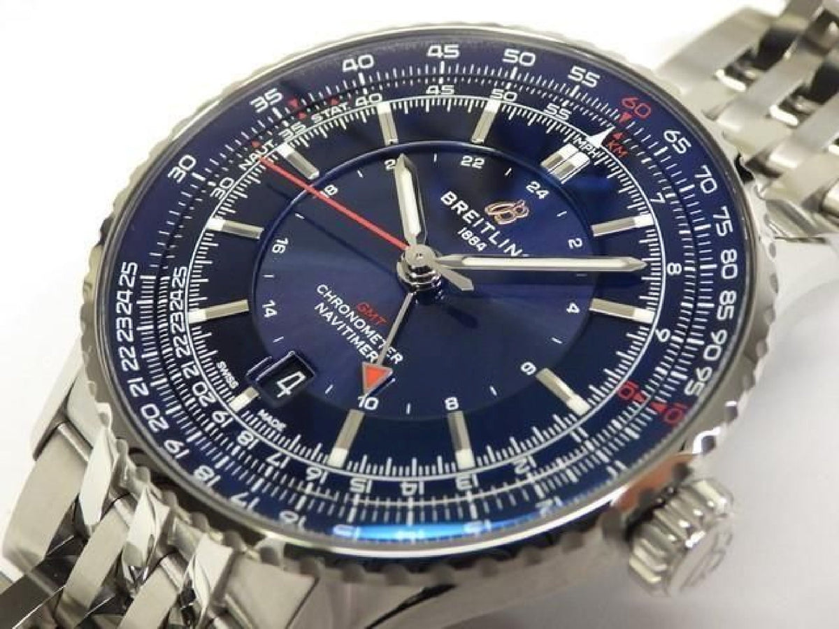 BREITLING Navitimer Automatic GMT 41 Samurai Japan gelimiteerde A323103A1C1A1 Heren 192197214 hannari-shop