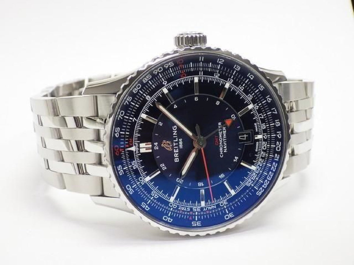 BREITLING Navitimer Automatic GMT 41 Samurai Japan gelimiteerde A323103A1C1A1 Heren 192197214 hannari-shop