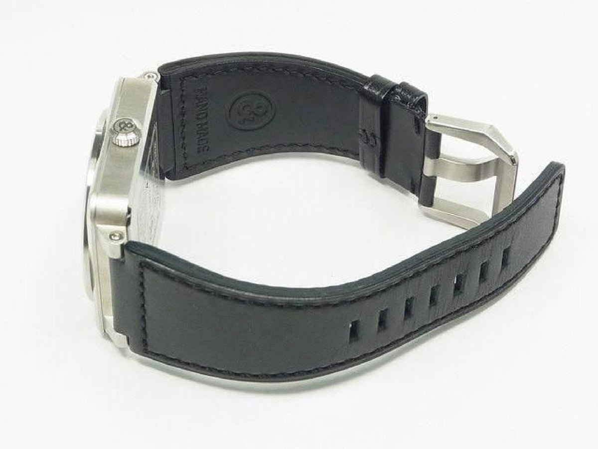 BELL & ROSS BR03-97 Reserve de Marche BR0397-BL-SI/SCA Authentieke goederen Heren 192234983 hannari-shop