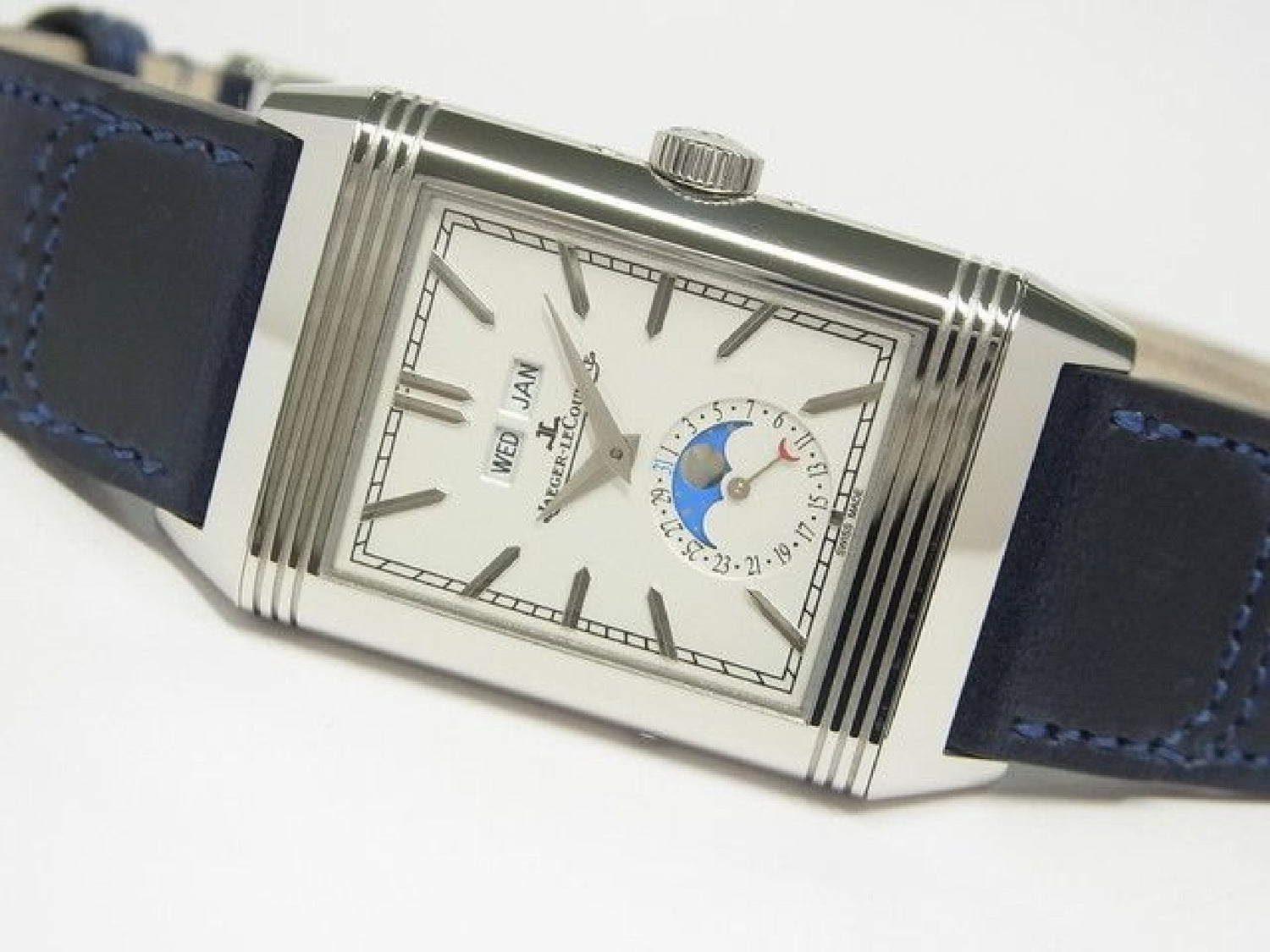 JAEGER LECOULTRE Reverso Tribute duo kalender Q3914820 Ægte vare Herre 192262647 hannari-shop