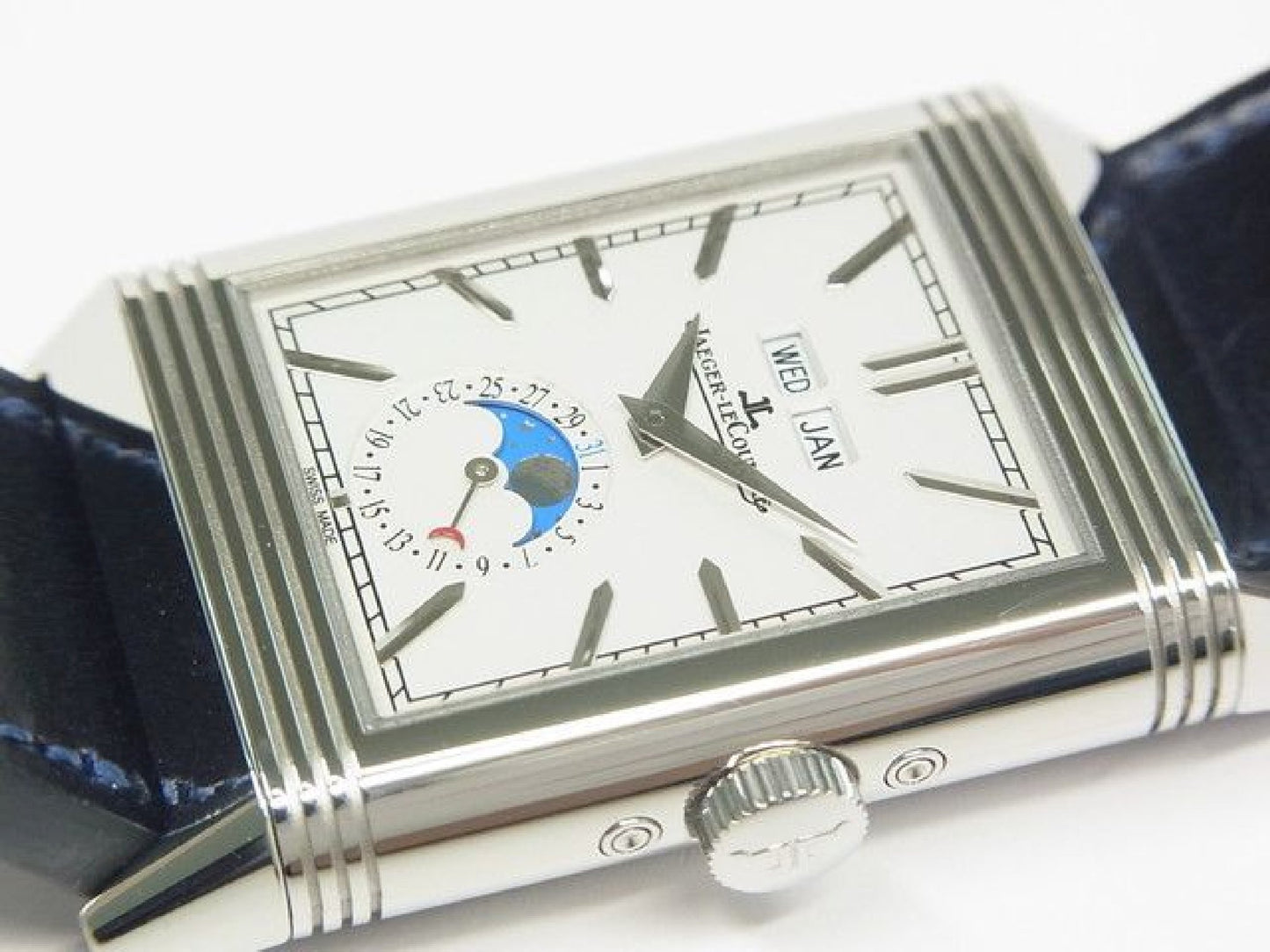 JAEGER LECOULTRE Reverso Tribute duo calendar Q3914820 Articolo autentico Uomo 192262647 hannari-shop