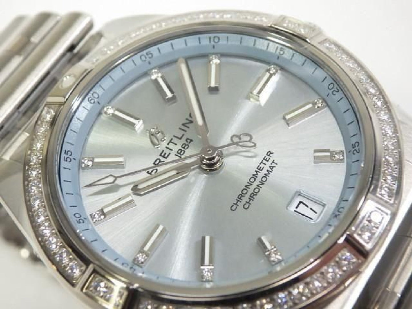 BREITLING Chrono Mat Automatic 36 Cadran bleu glace G10380591C1G1 Homme 192398303 hannari-shop