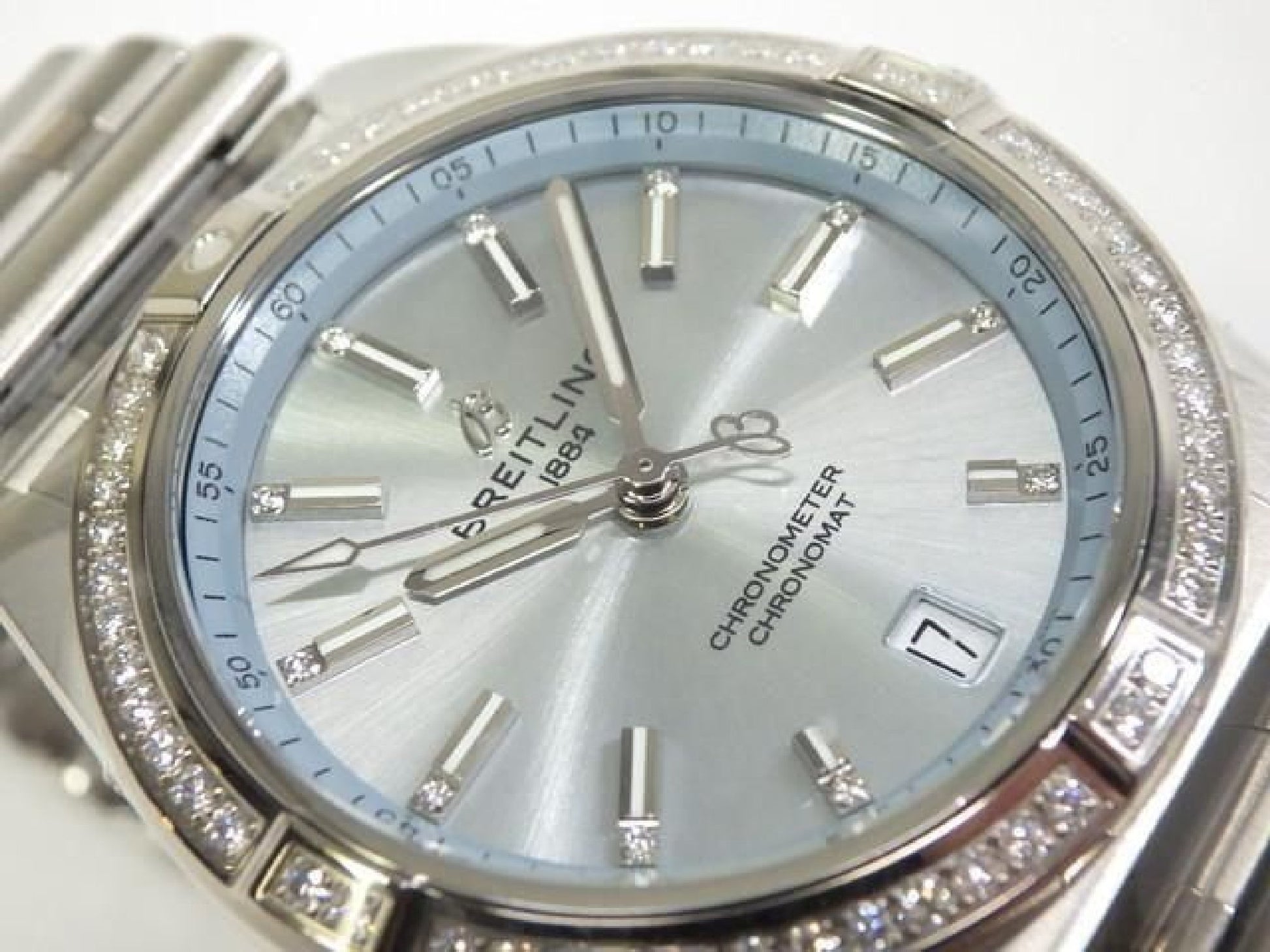 BREITLING Chrono Mat Automatic 36 Cadran bleu glace G10380591C1G1 Homme 192398303 hannari-shop