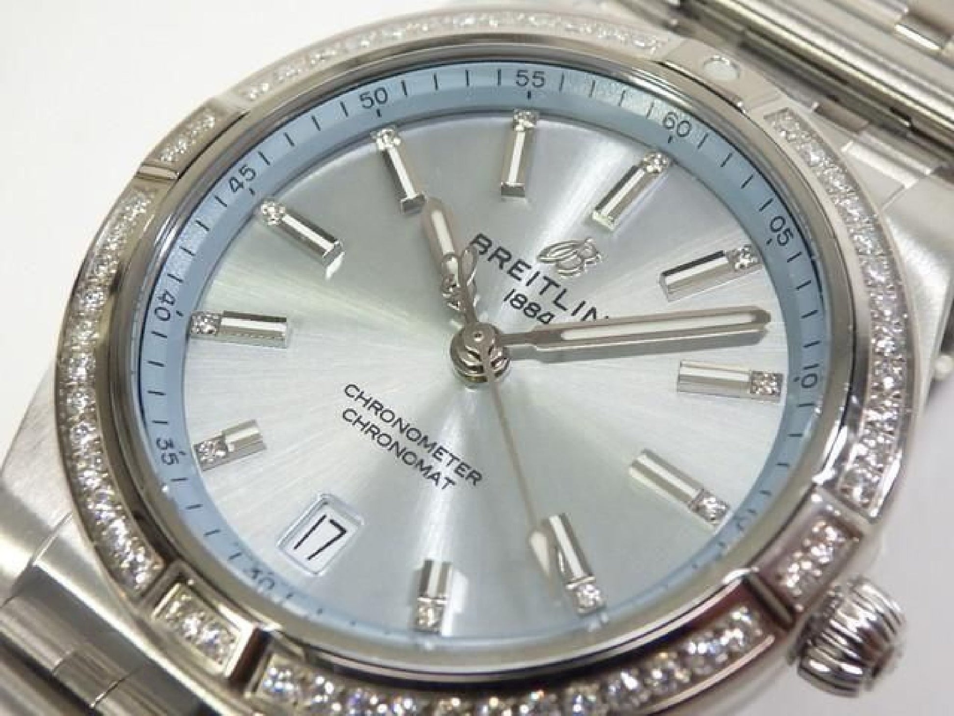 BREITLING Chrono Mat Automatic 36 Cadran bleu glace G10380591C1G1 Homme 192398303 hannari-shop
