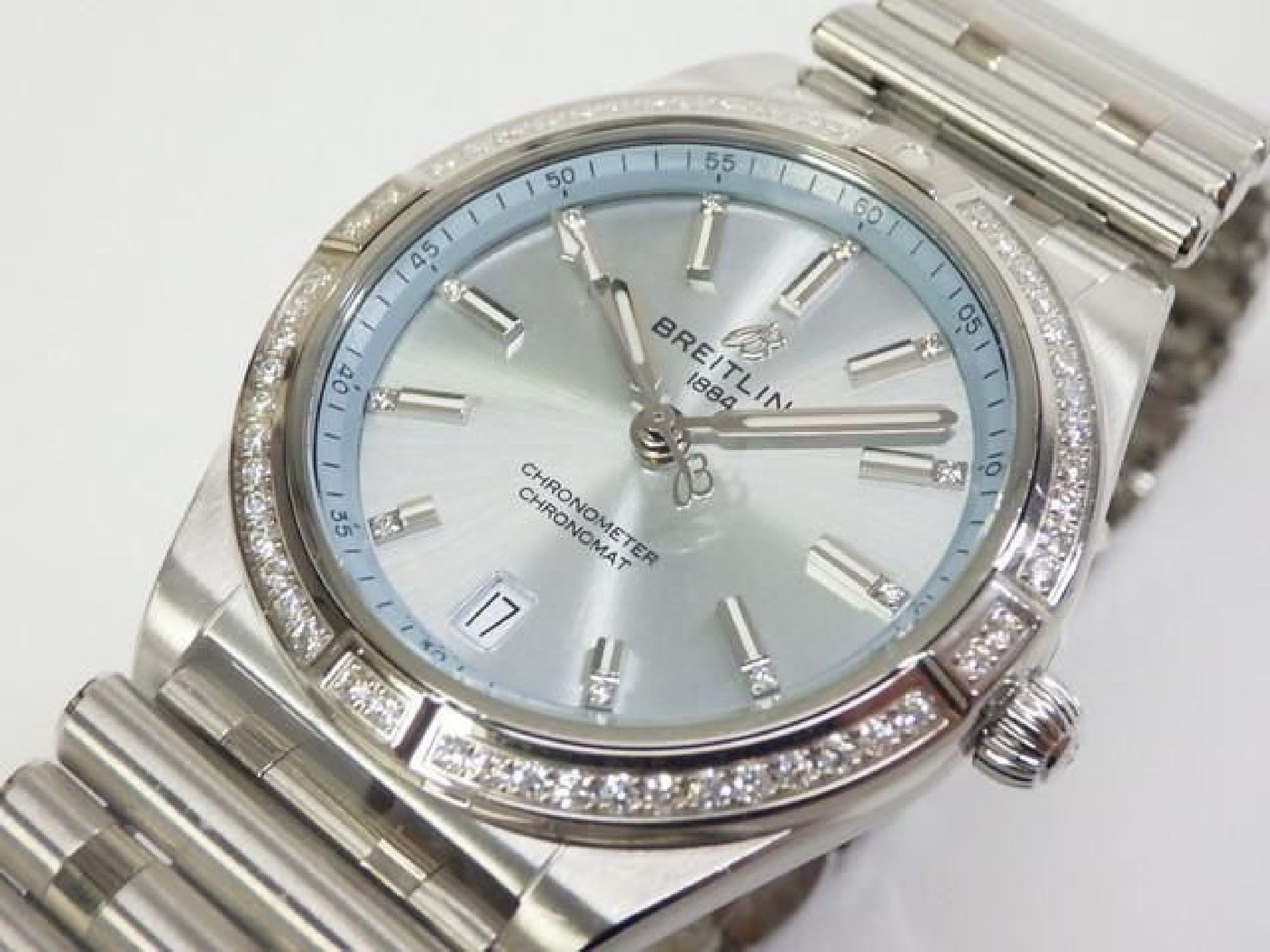 BREITLING Chrono Mat Automatic 36 Cadran bleu glace G10380591C1G1 Homme 192398303 hannari-shop