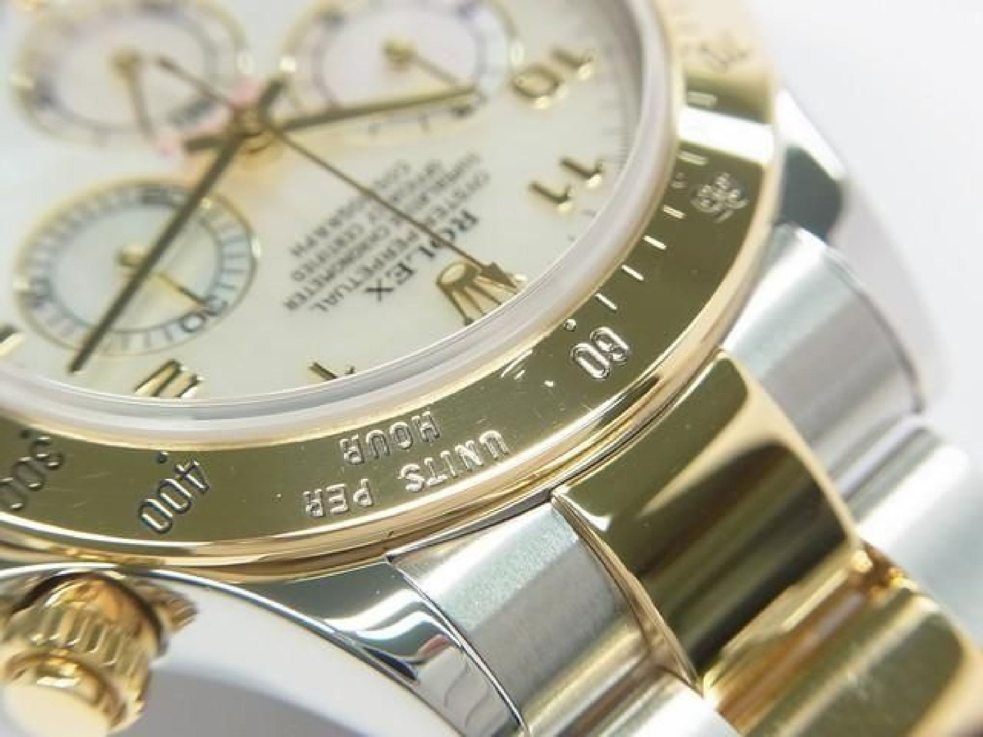 ROLEX Daytona SS xYG combinatie wit Shell 116523 Y serie Heren 192416387 hannari-shop