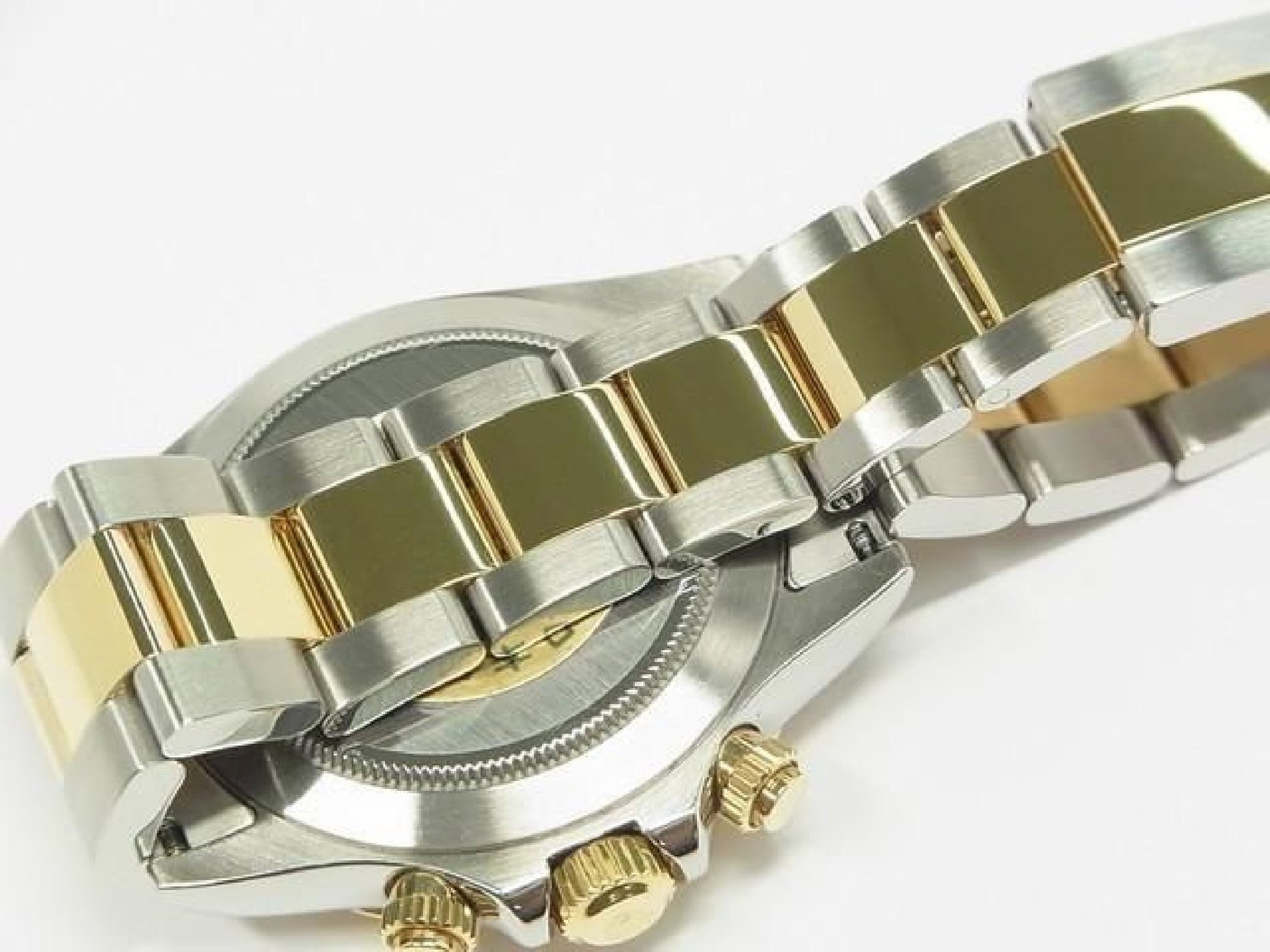 ROLEX Daytona SS xYG combinatie wit Shell 116523 Y serie Heren 192416387 hannari-shop