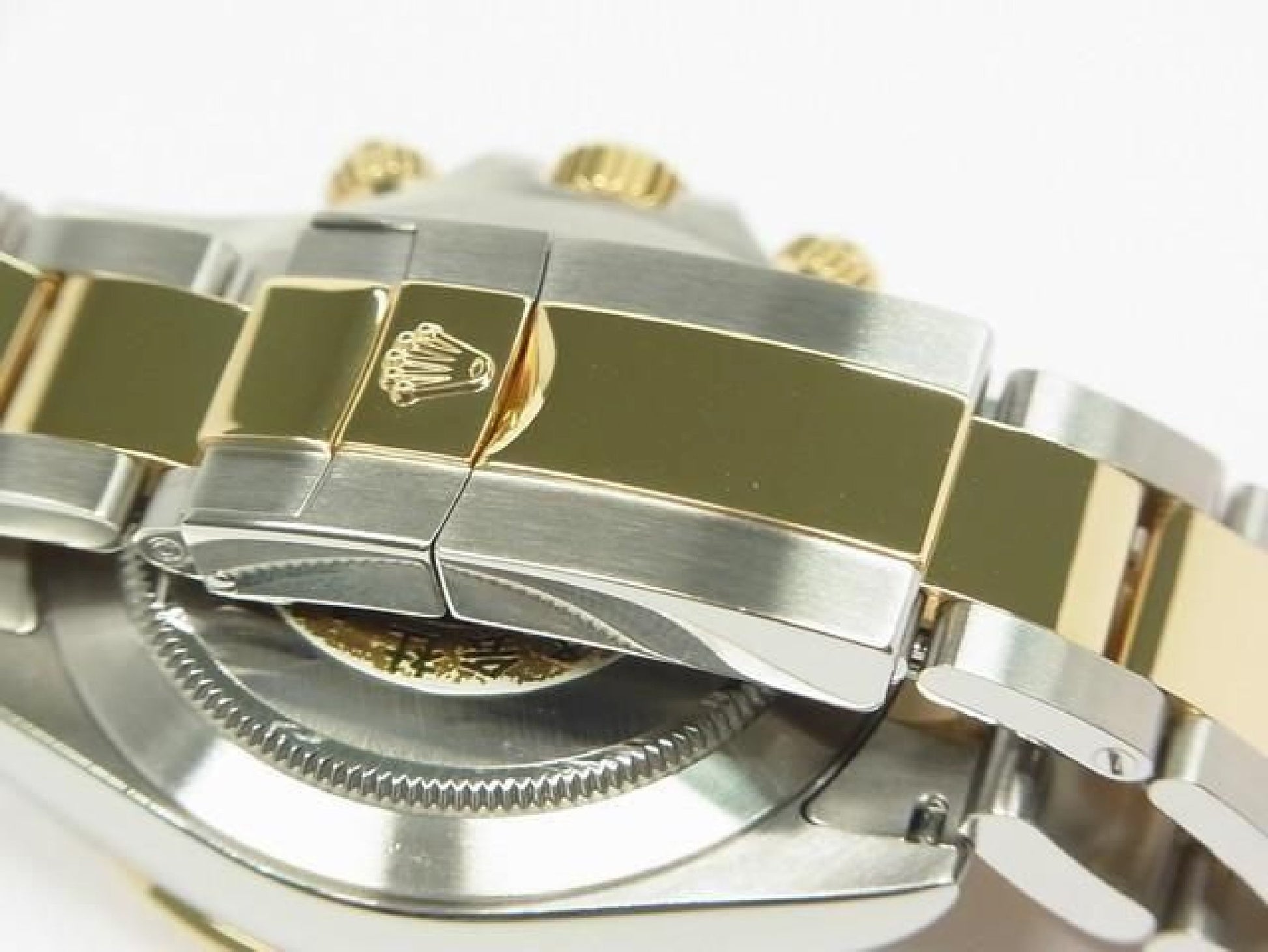ROLEX Daytona SS xYG combinatie wit Shell 116523 Y serie Heren 192416387 hannari-shop