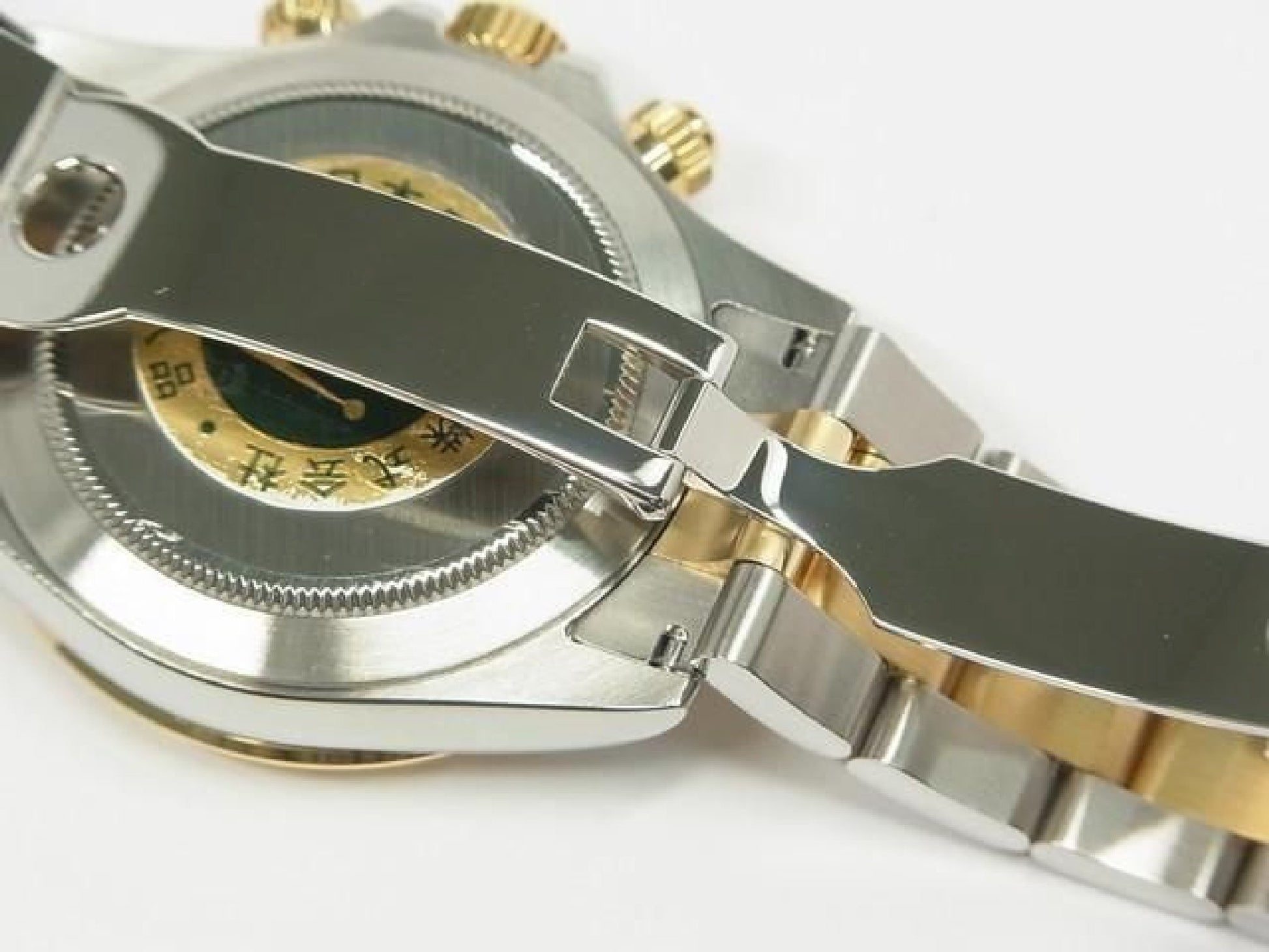 ROLEX Daytona SS xYG combinatie wit Shell 116523 Y serie Heren 192416387 hannari-shop