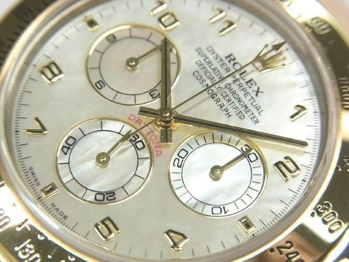 ROLEX Daytona SS xYG combinatie wit Shell 116523 Y serie Heren 192416387 hannari-shop