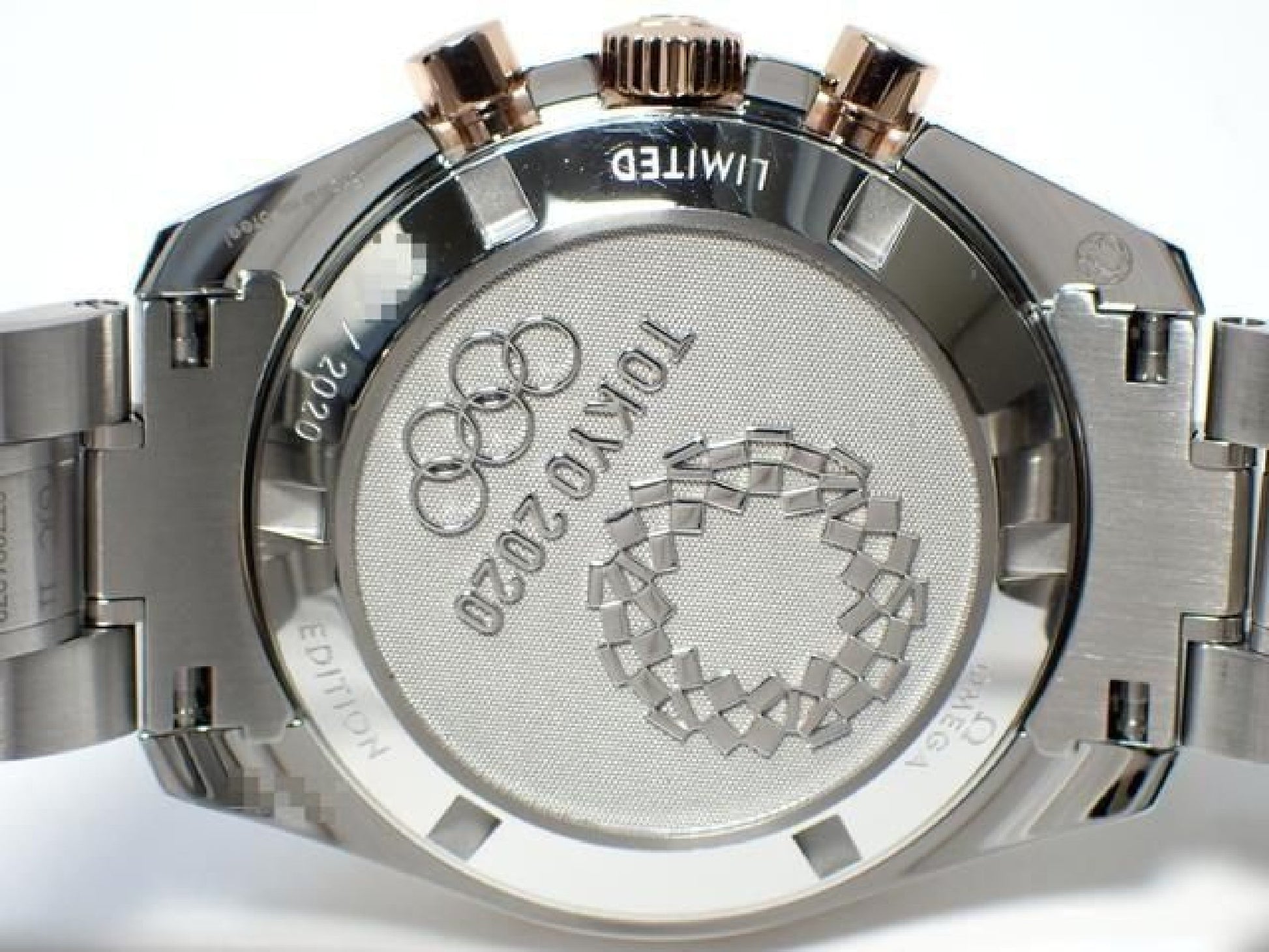 OMEGA Speedmaster Tokyo2020 limited edition SS x Sedna guld '19 Herre 192438151 hannari-shop
