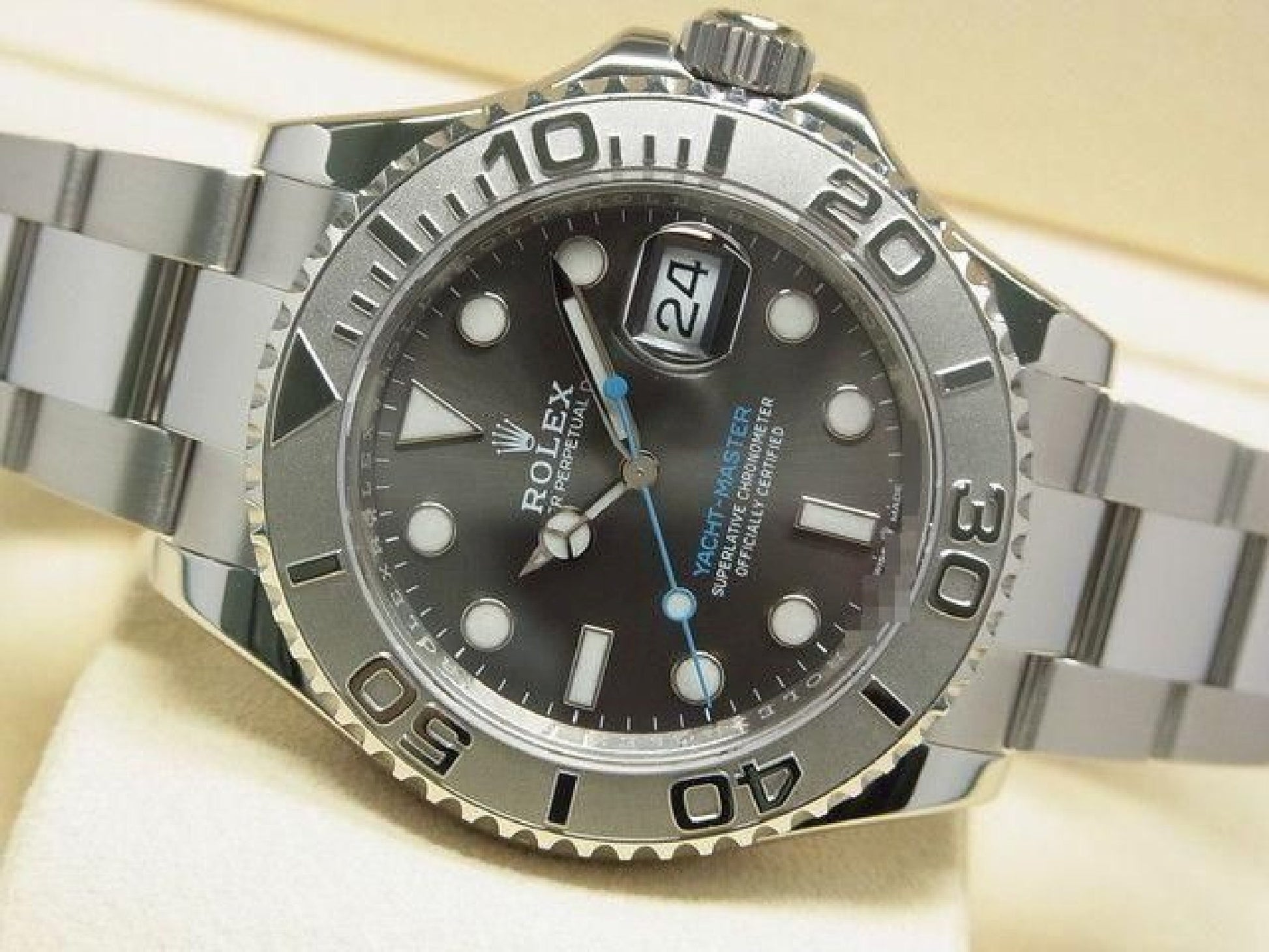 ROLEX YACHT-MASTER 40 rhodium foncé 126622 '21 acheté Homme 192472455 hannari-shop