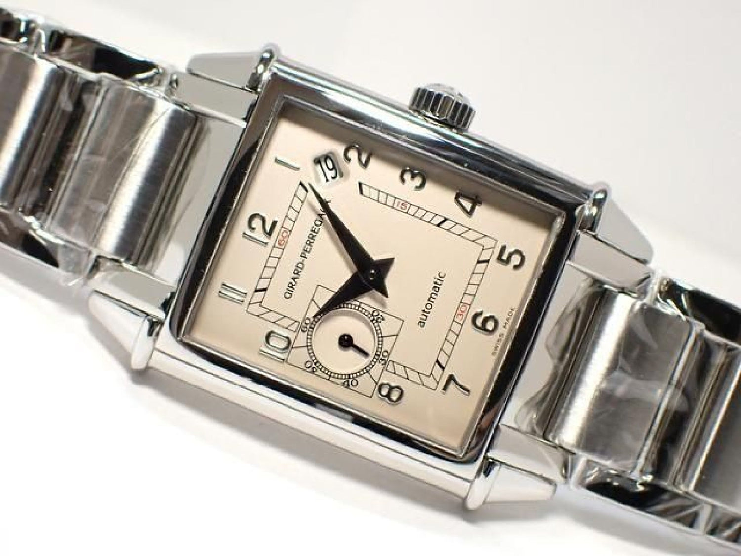 GIRARD PERREGAUX vintage1945 Small Second sølvskive Ægte vare '09 Herre 192474596 hannari-shop