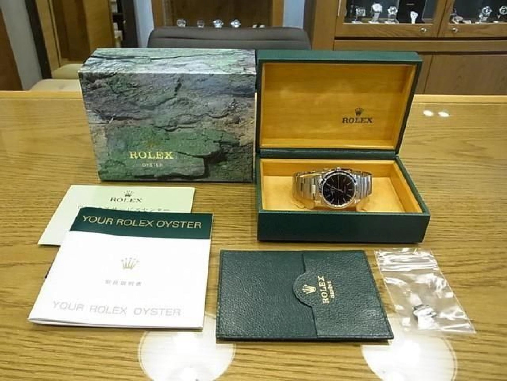 ROLEX Air-King 34 MM zwart Ref.14000M P-serie Heren 192495791 hannari-shop