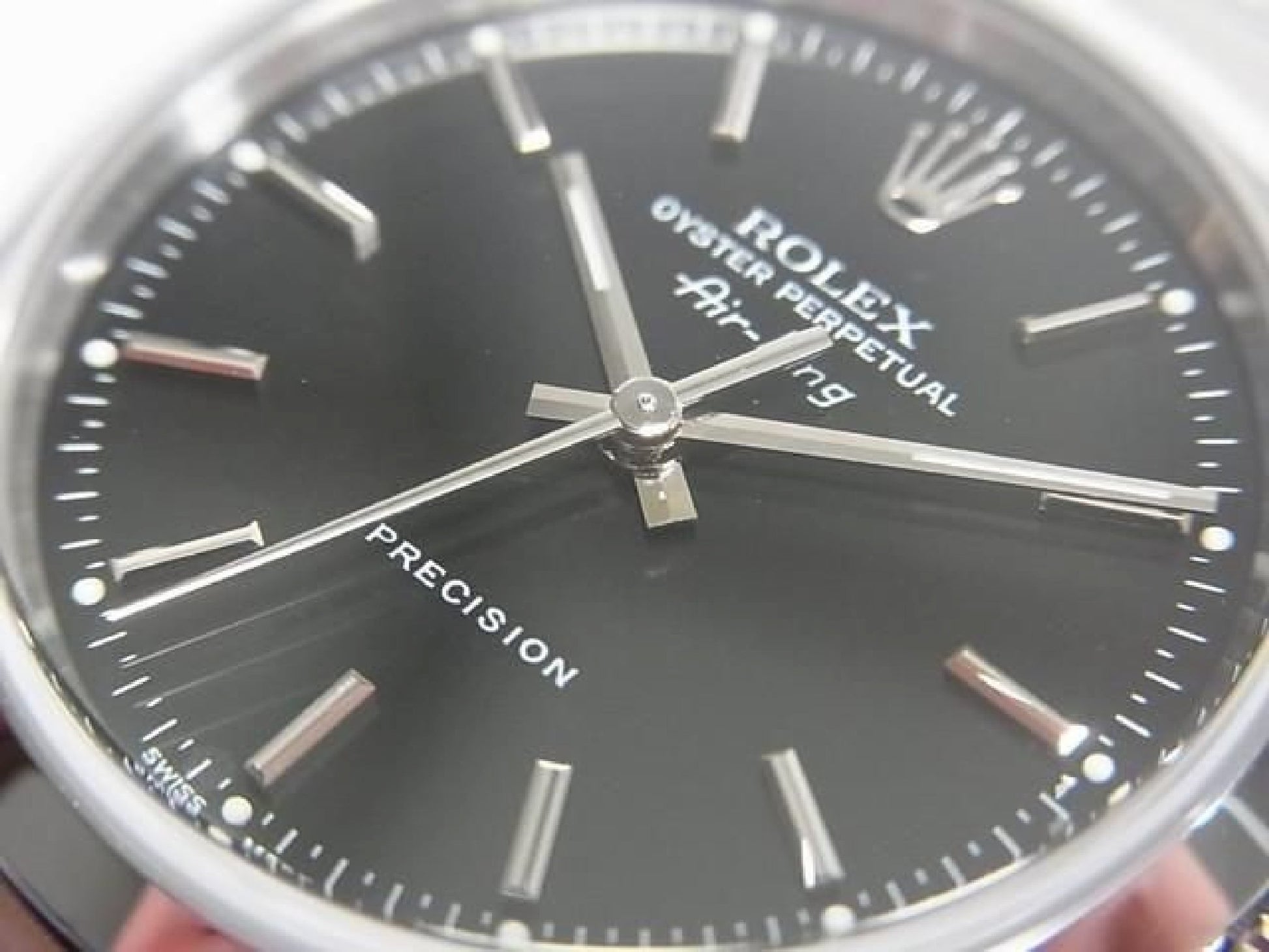 ROLEX Air-King 34 MM zwart Ref.14000M P-serie Heren 192495791 hannari-shop