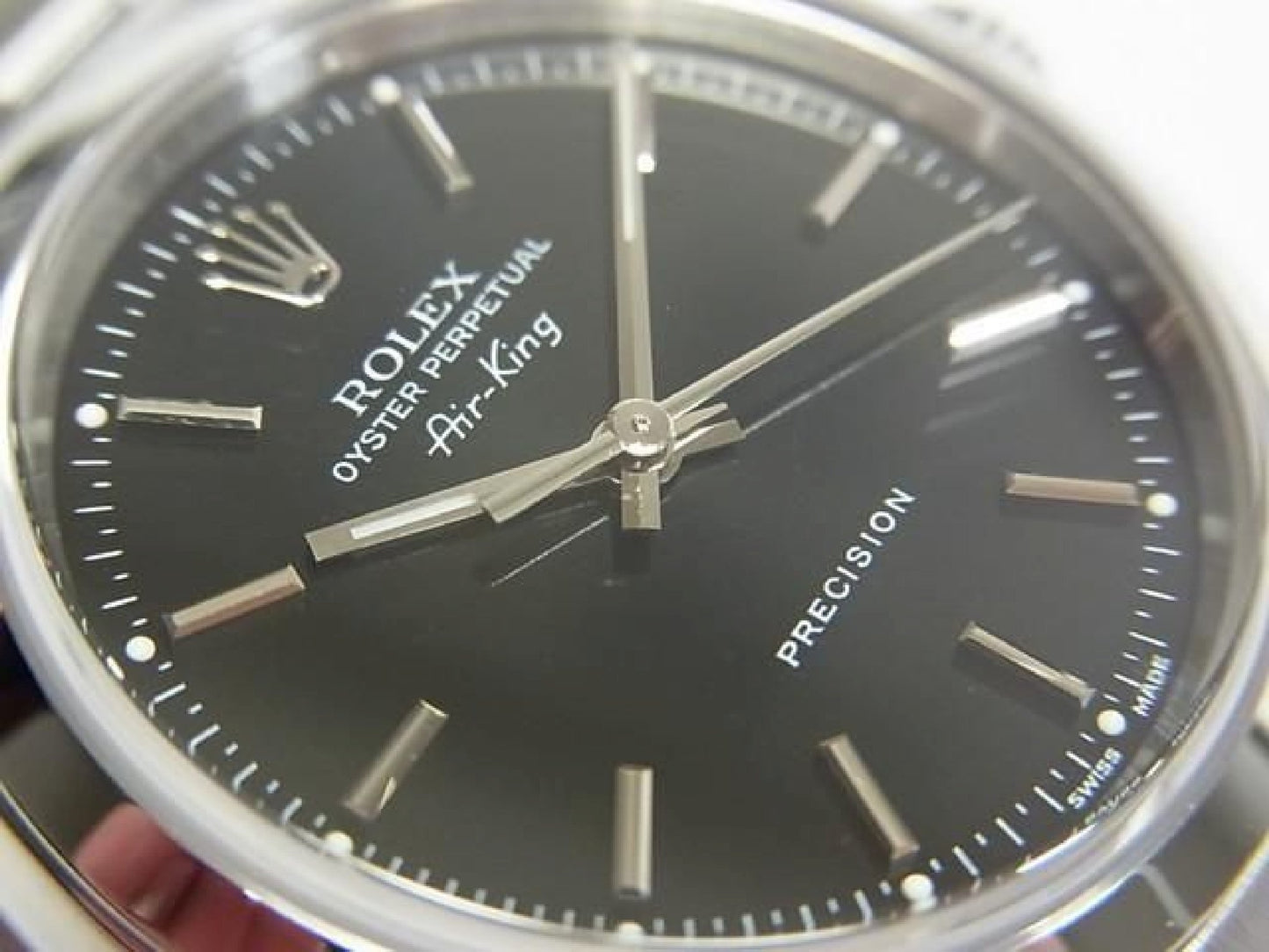 ROLEX Air-King 34 MM zwart Ref.14000M P-serie Heren 192495791 hannari-shop