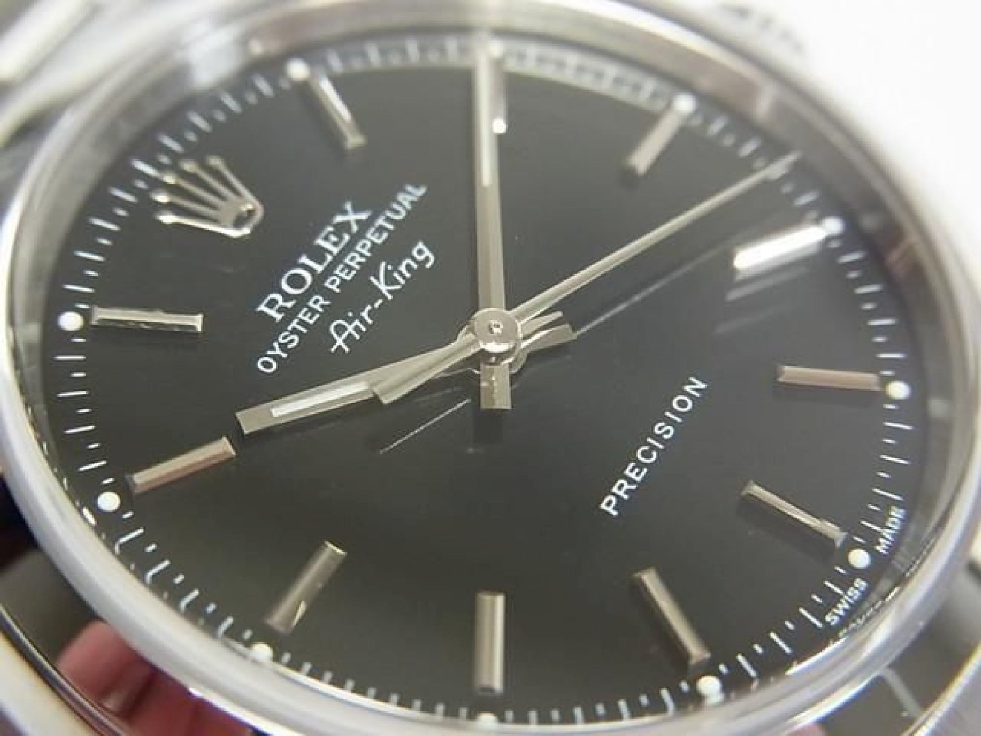 ROLEX Air-King 34 MM zwart Ref.14000M P-serie Heren 192495791 hannari-shop