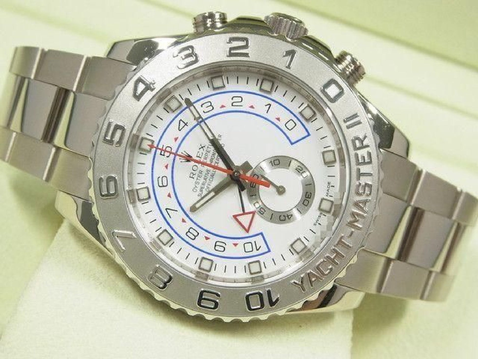 ROLEX YACHT-MASTERII 18K hvidguld 116689 V-serie makerOH udført Herre 192503932 hannari-shop